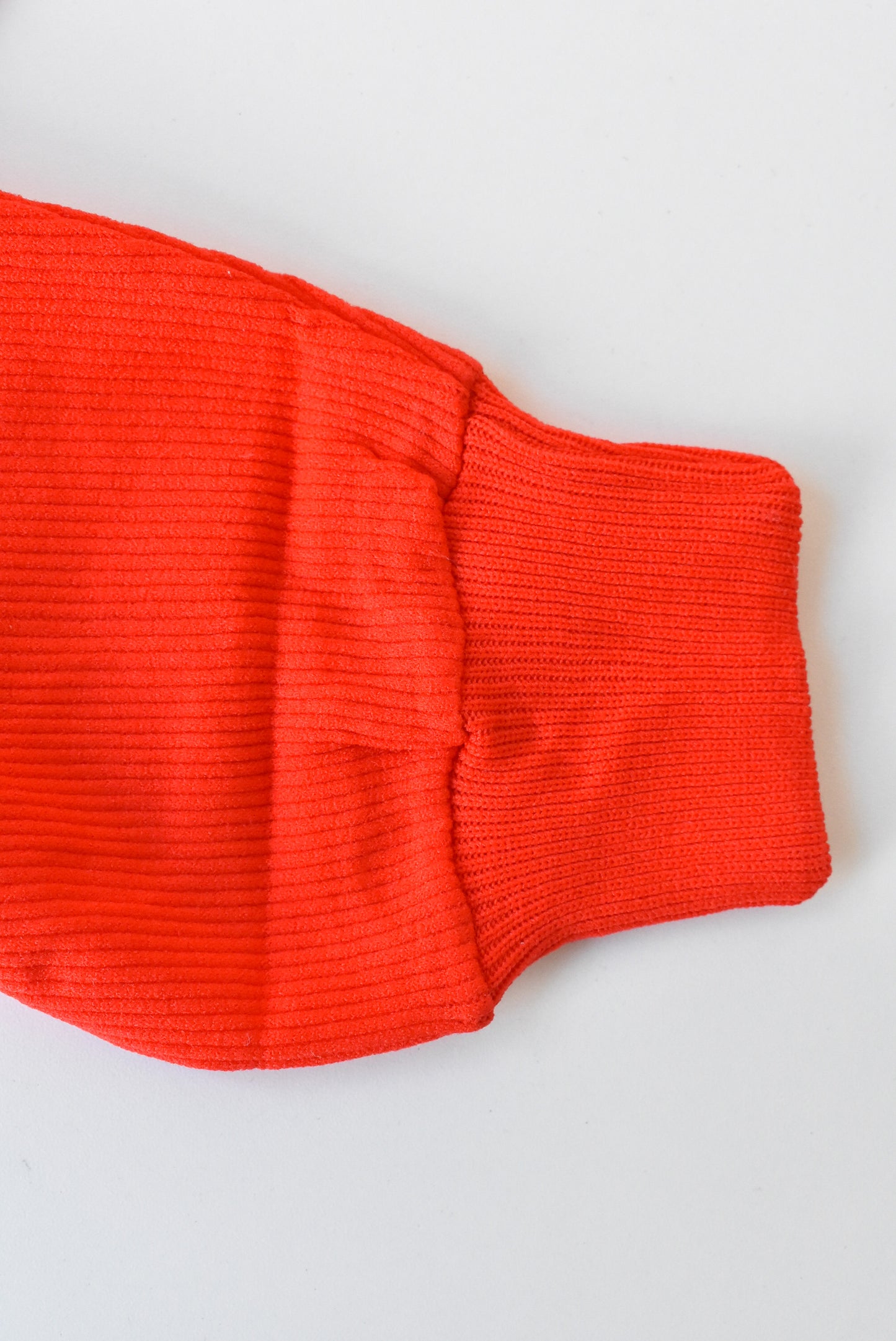 NEW Grandway retro red nylon top, size M