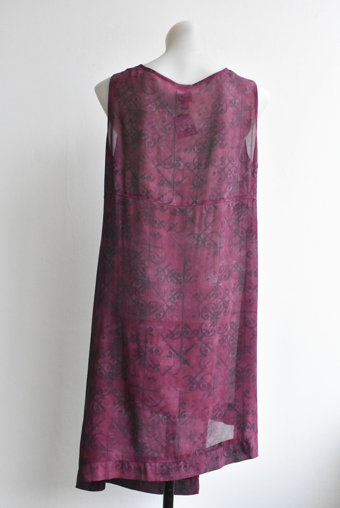 Robin Jones sheer shift dress