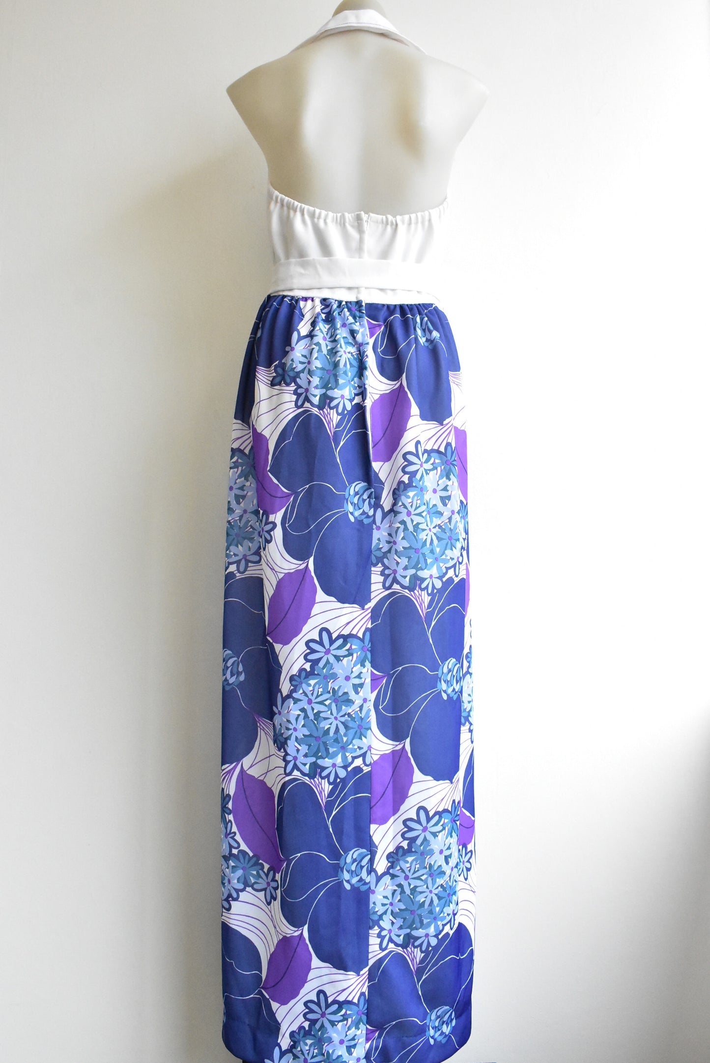 Krishna vintage halter neck maxi dress, M