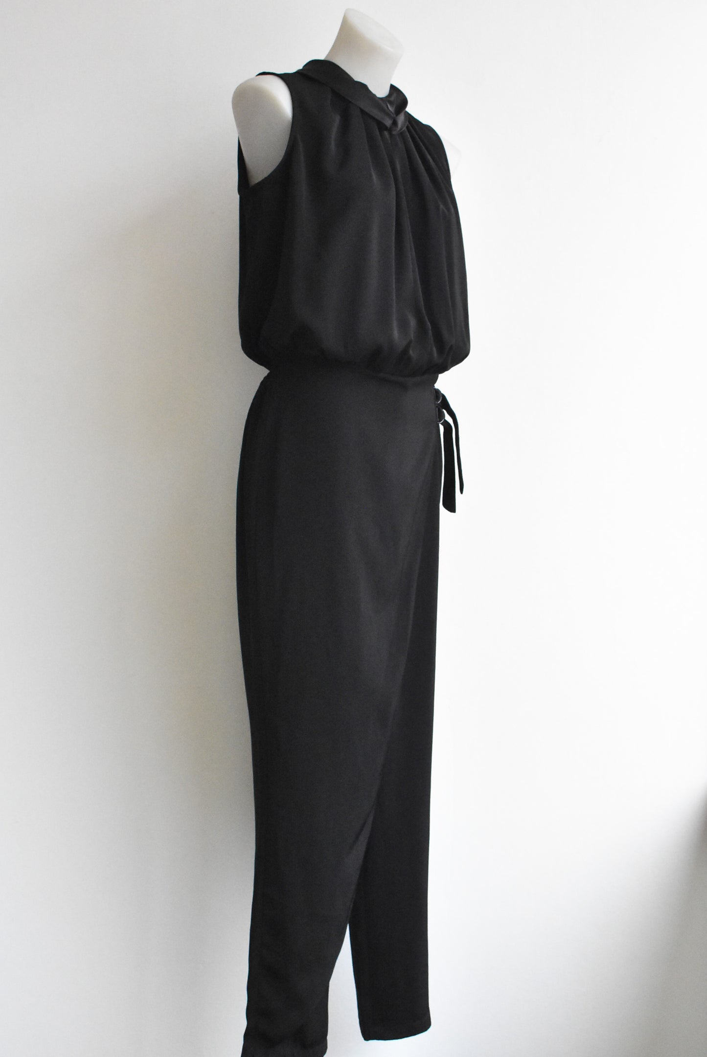 Only black sleeveless jumpsuit, 29