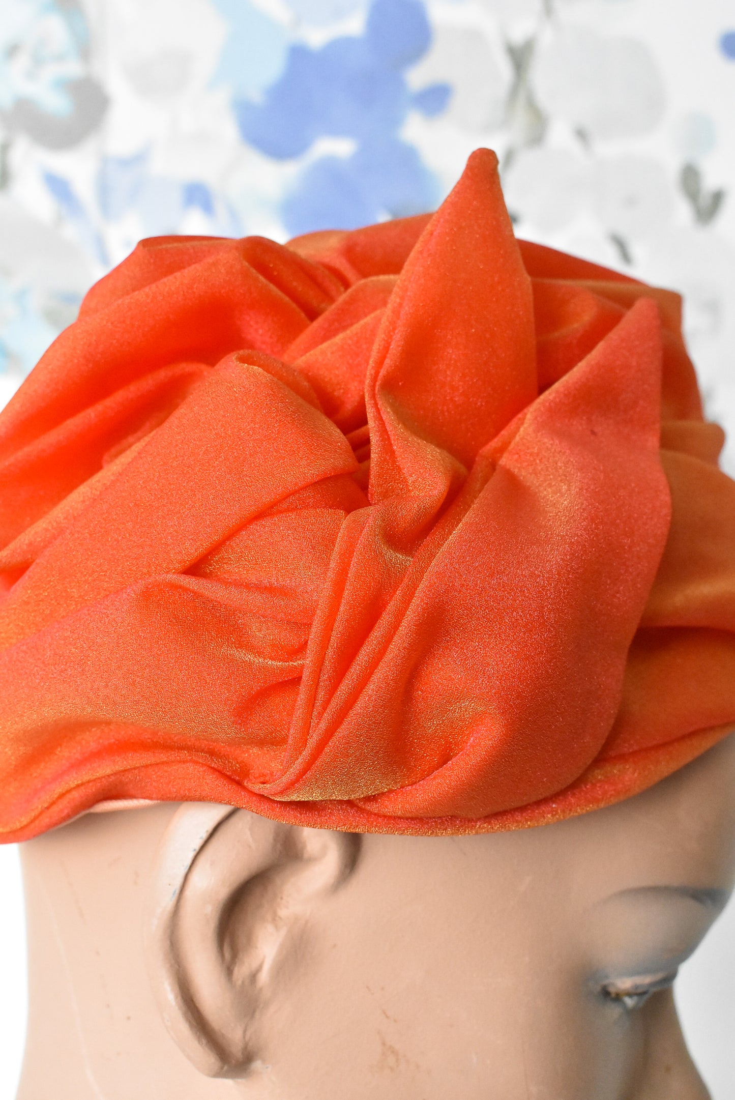 Jacoll vintage fiery orange hat