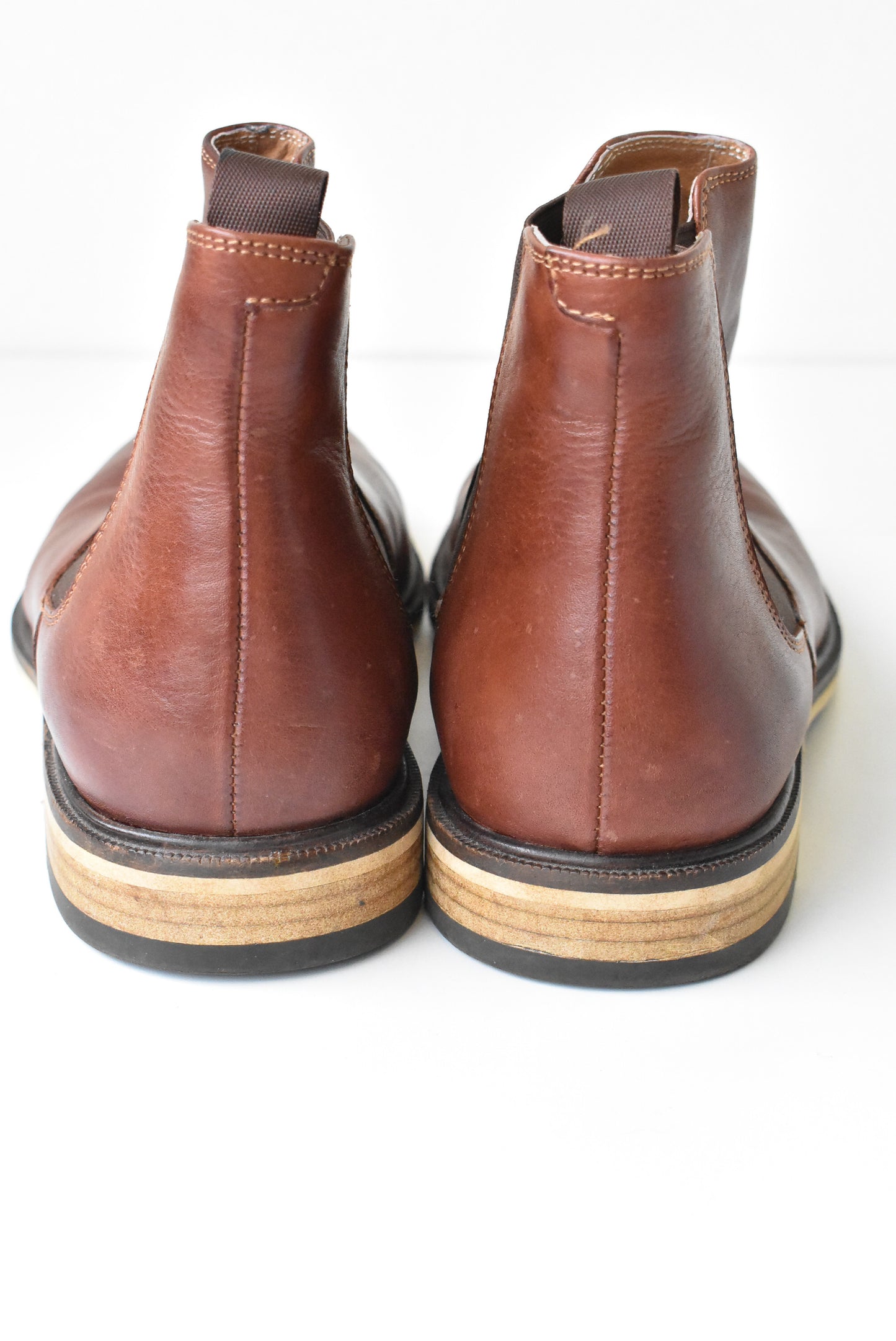 Barkers Mens brown leather boots, size EU 41