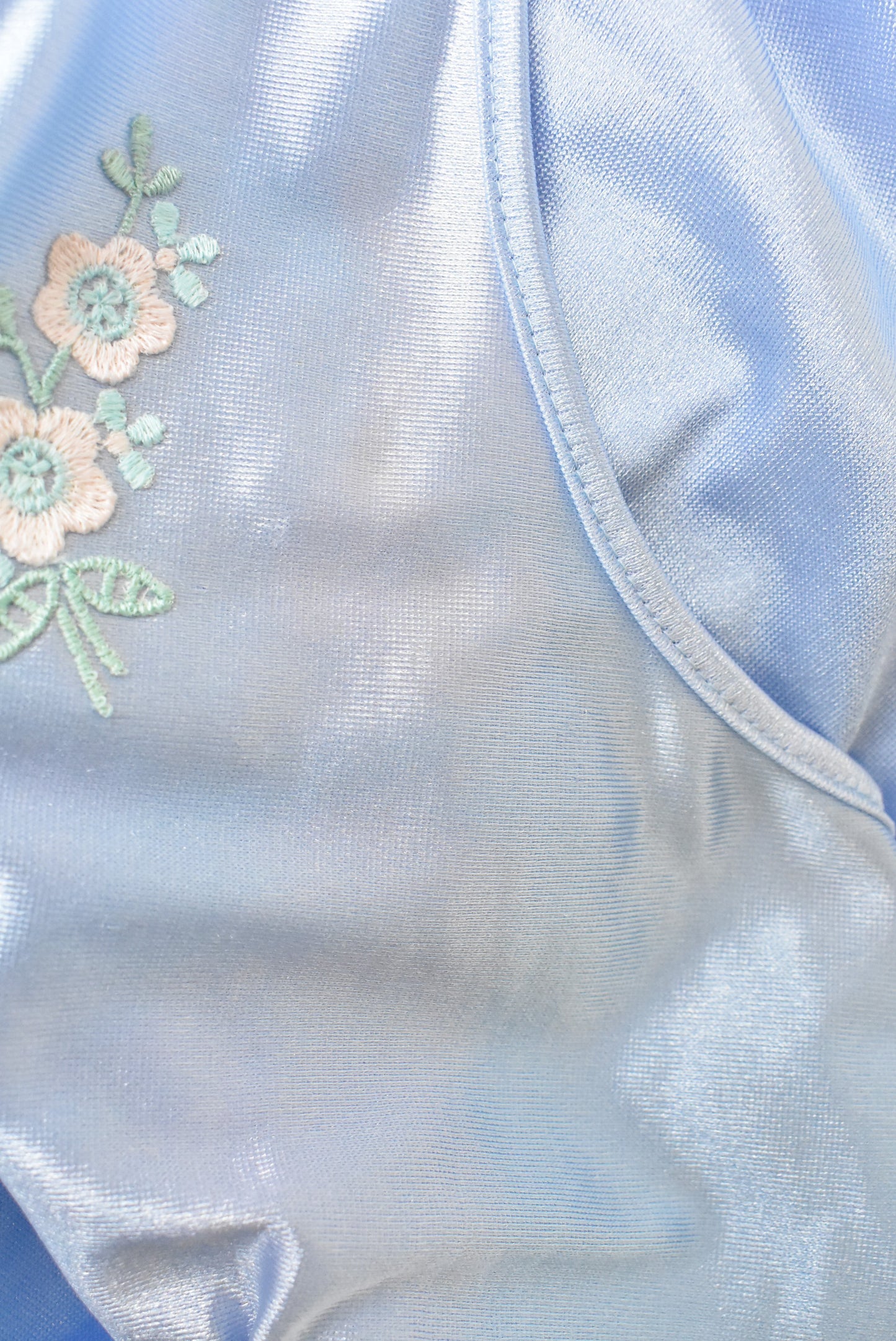 Vintage pale blue nightgown, M