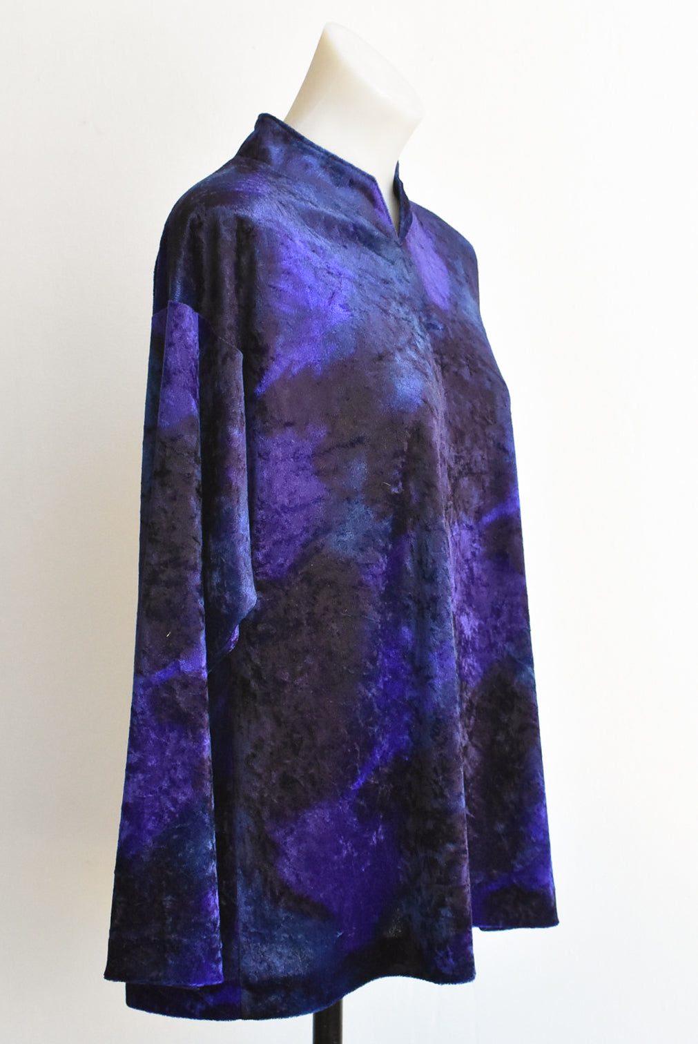Fieke purple velvet top, M/L