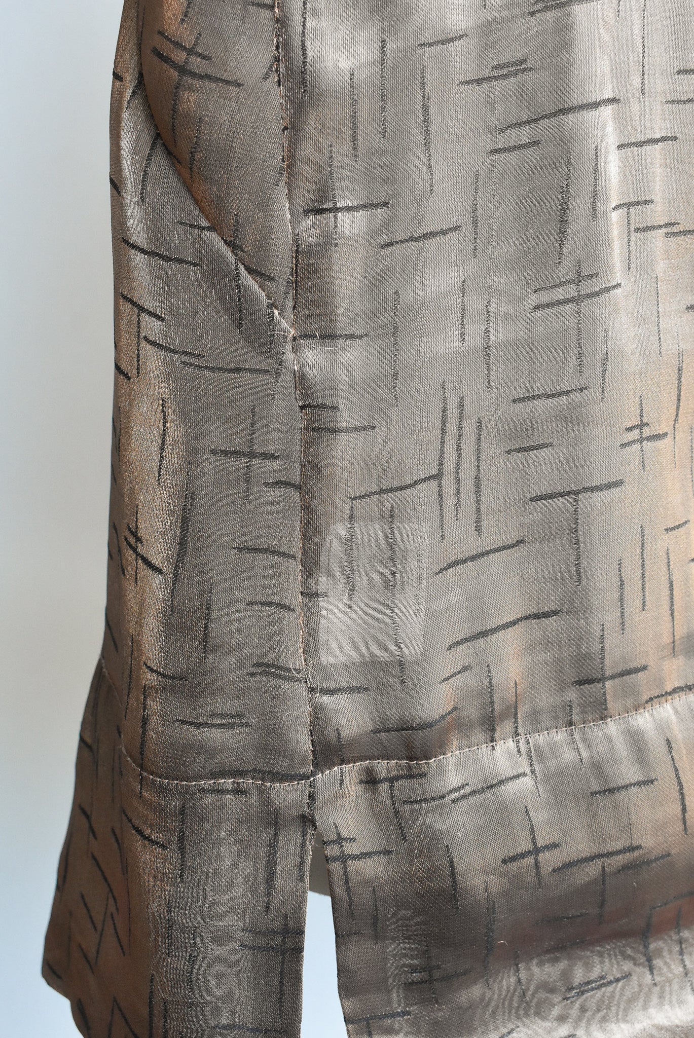 Monti sheer bronze shirt, size 12