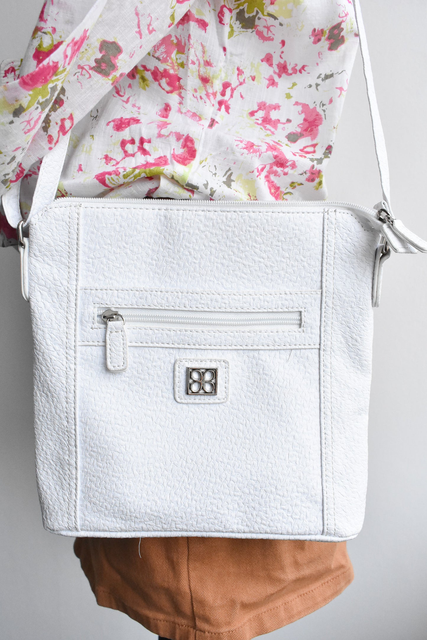 Cabrelli white synthetic shoulder bag