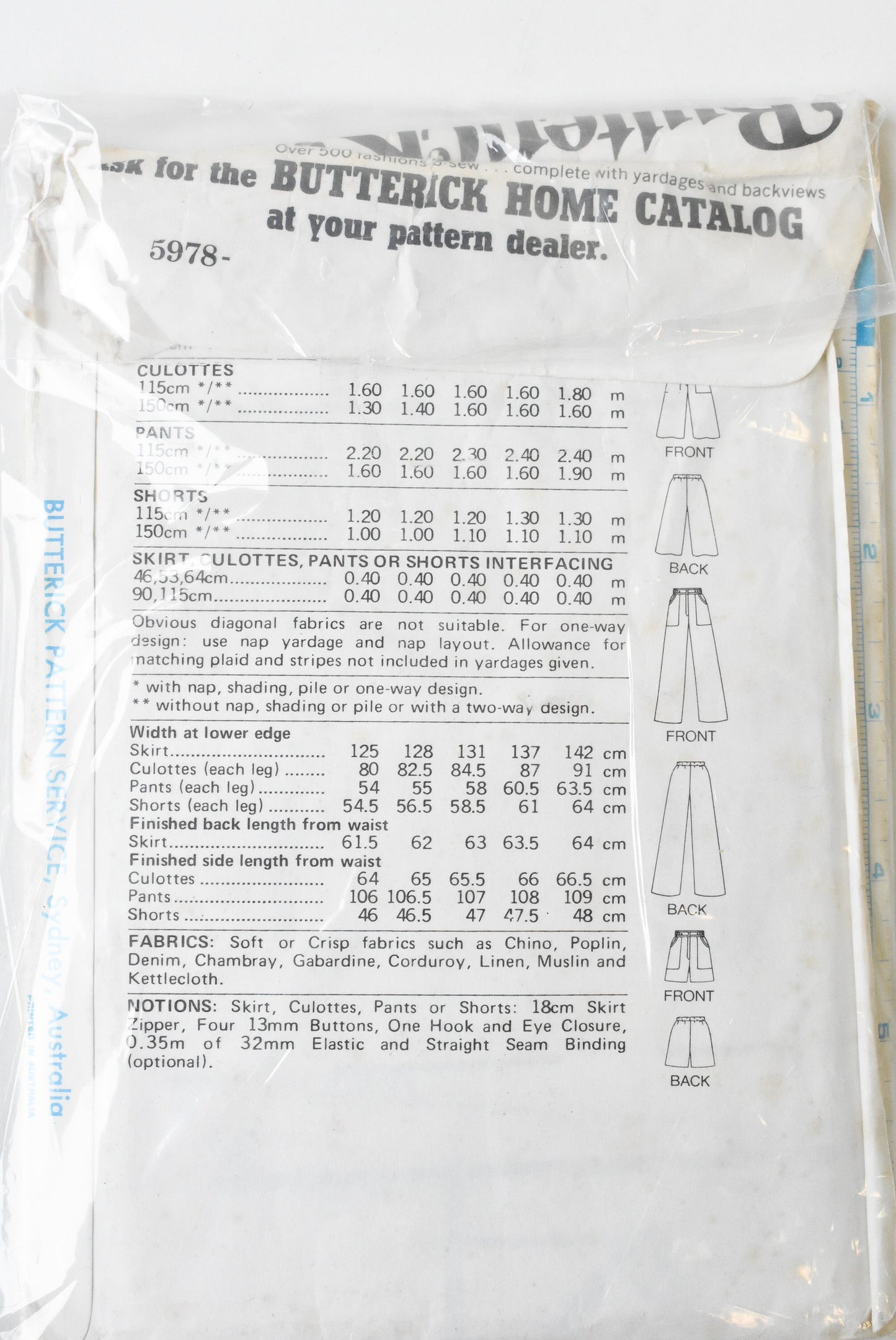 Vintage sewing patterns, a variety available