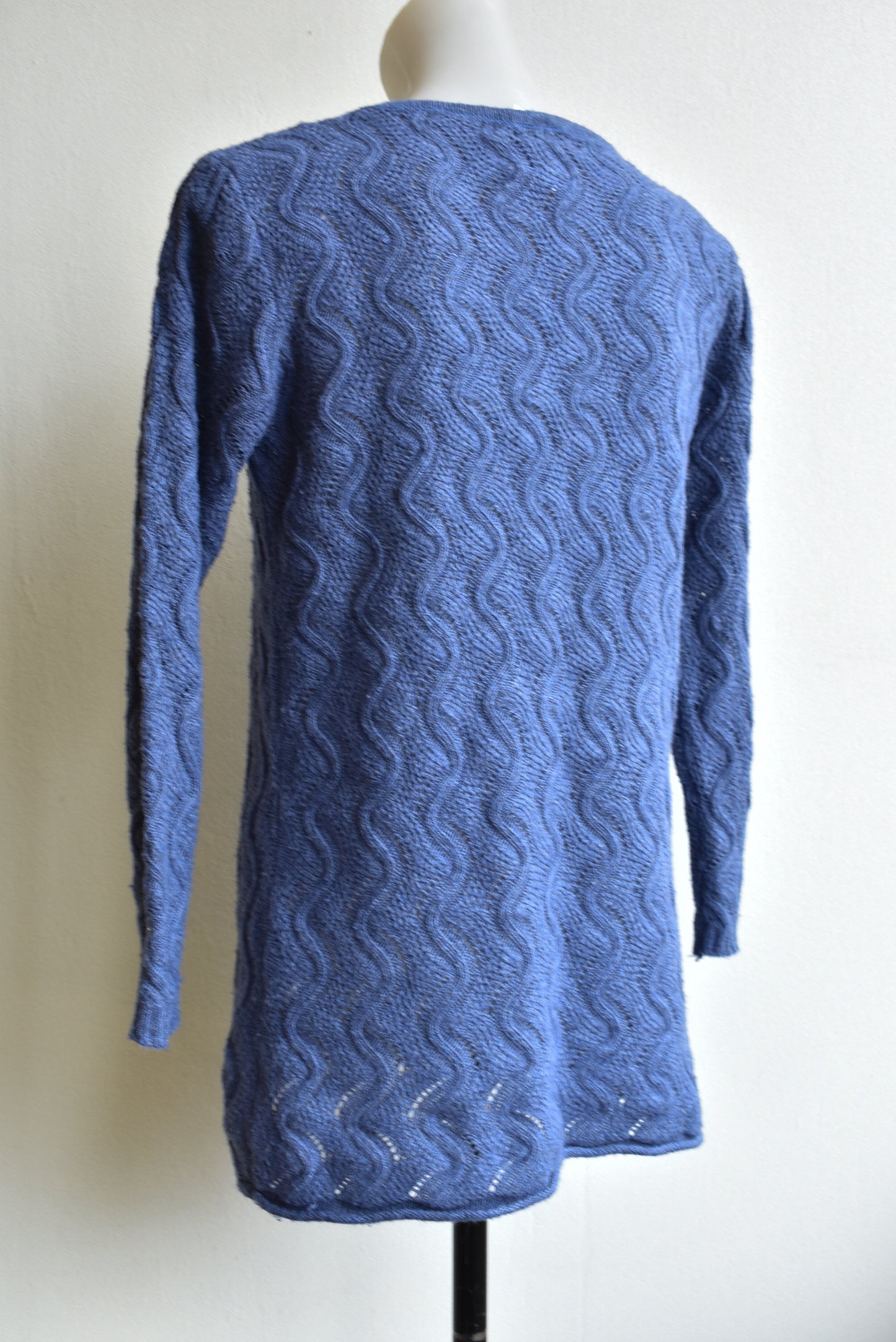 Paper Scissors purple knit texture top