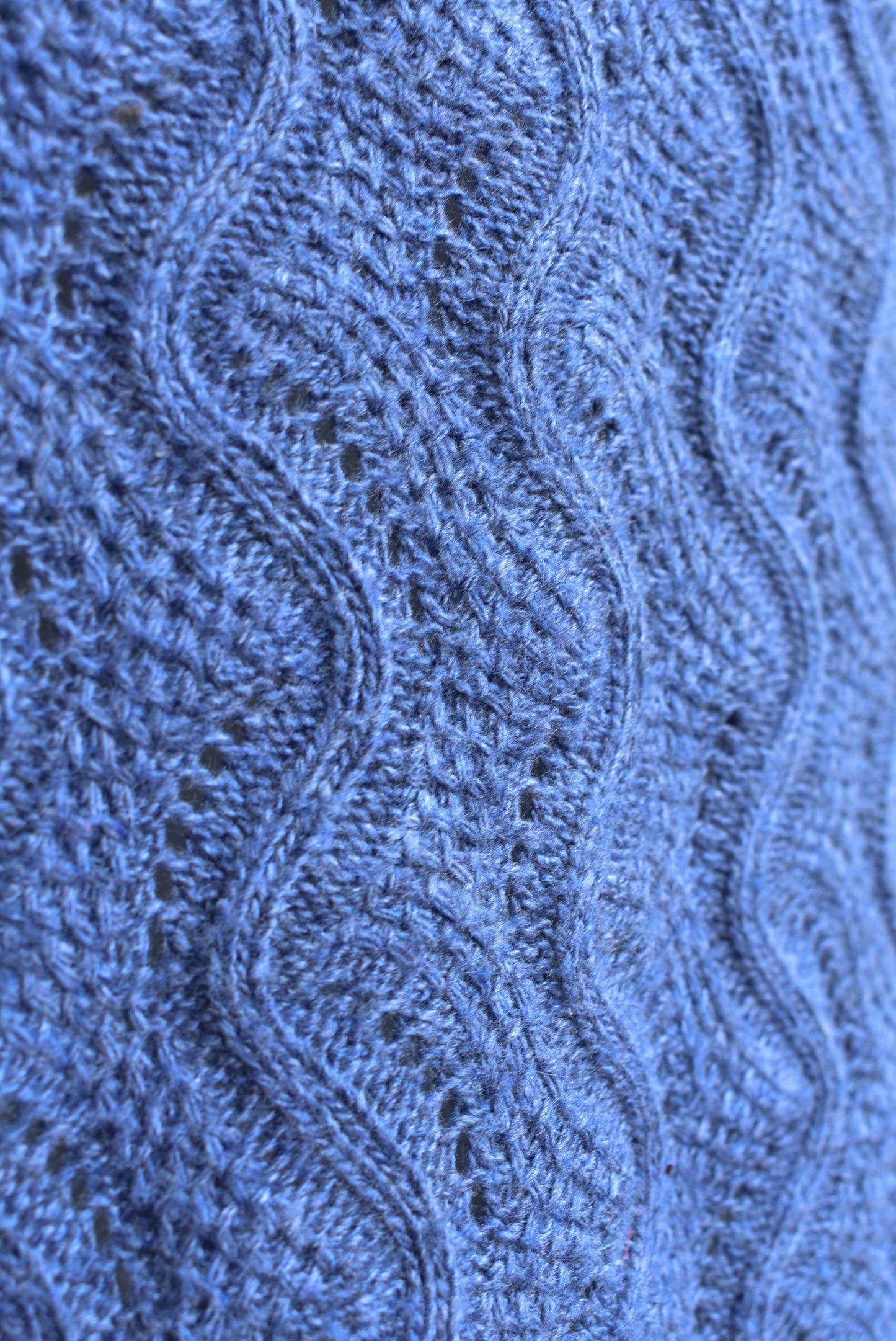 Paper Scissors purple knit texture top