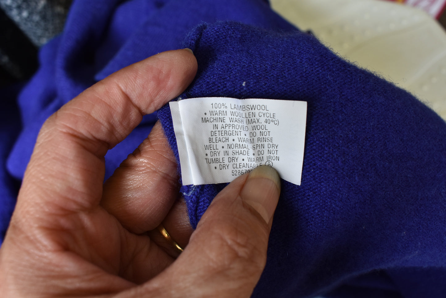 Target purple lambswool sweater, size 12