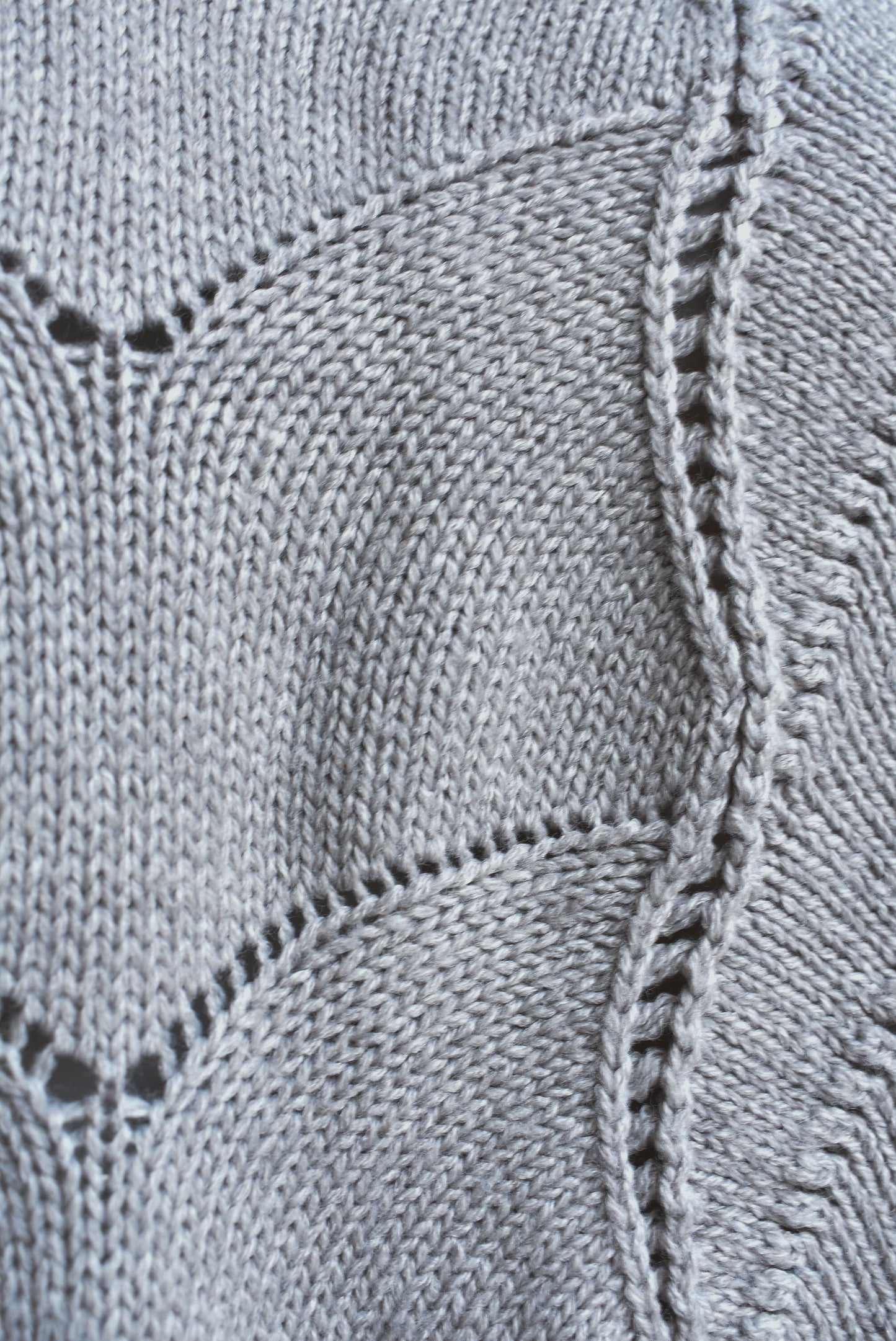 Spirit grey knit-texture top, size 18