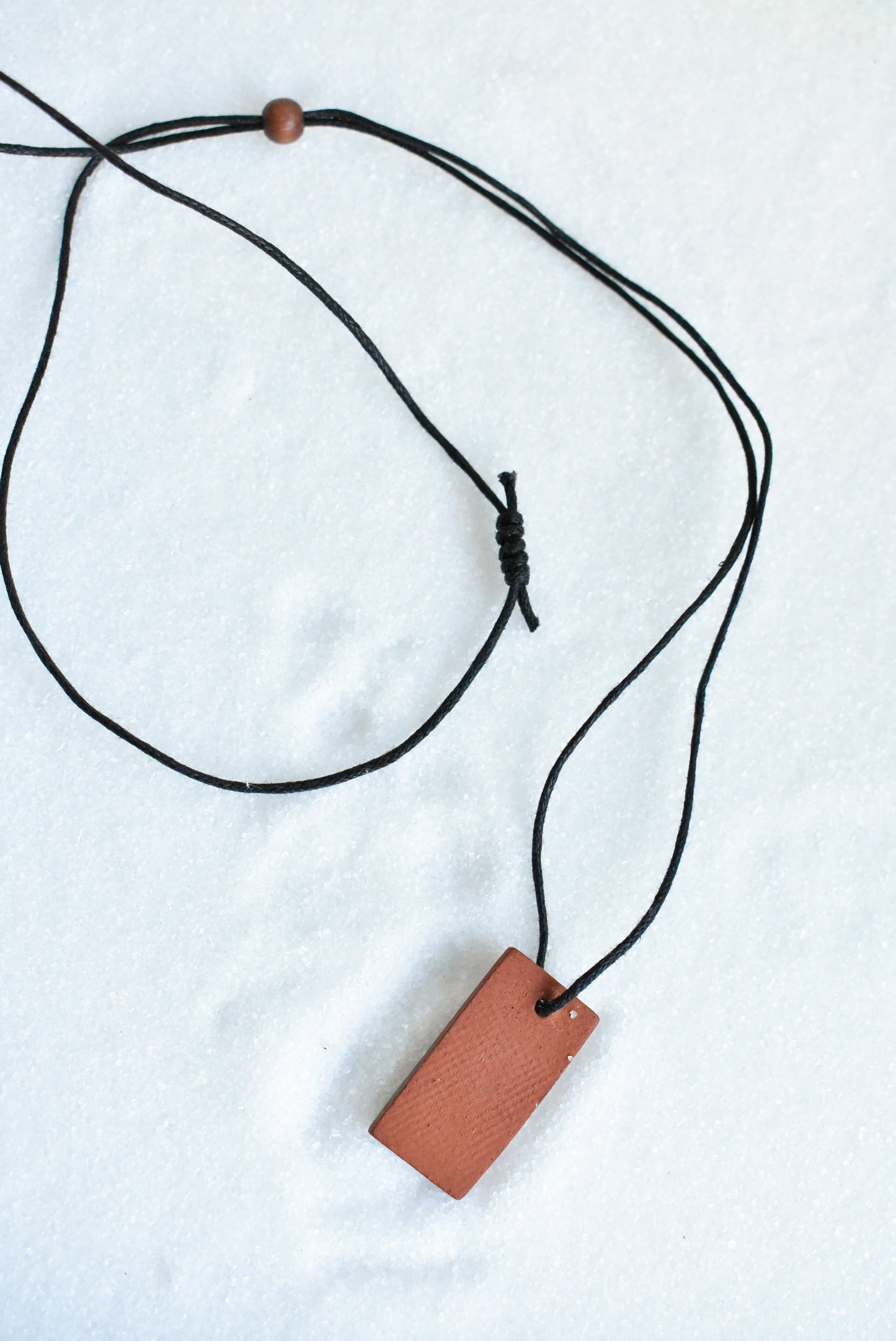 Blue flower pendant necklace