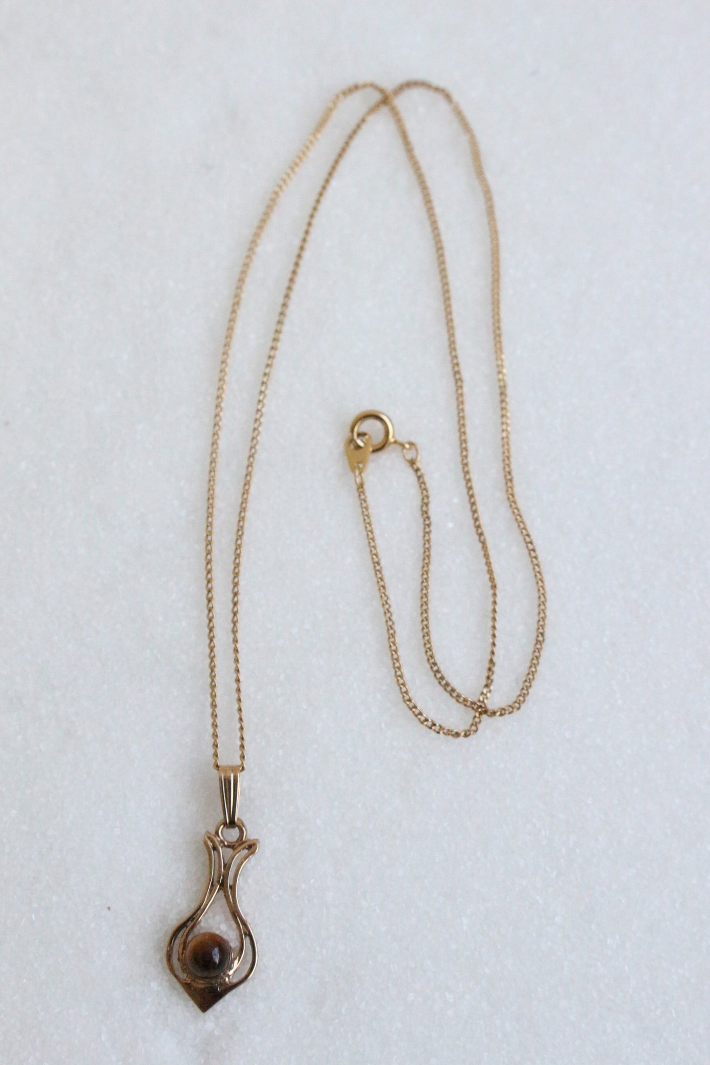 Tiger's eye pendant
