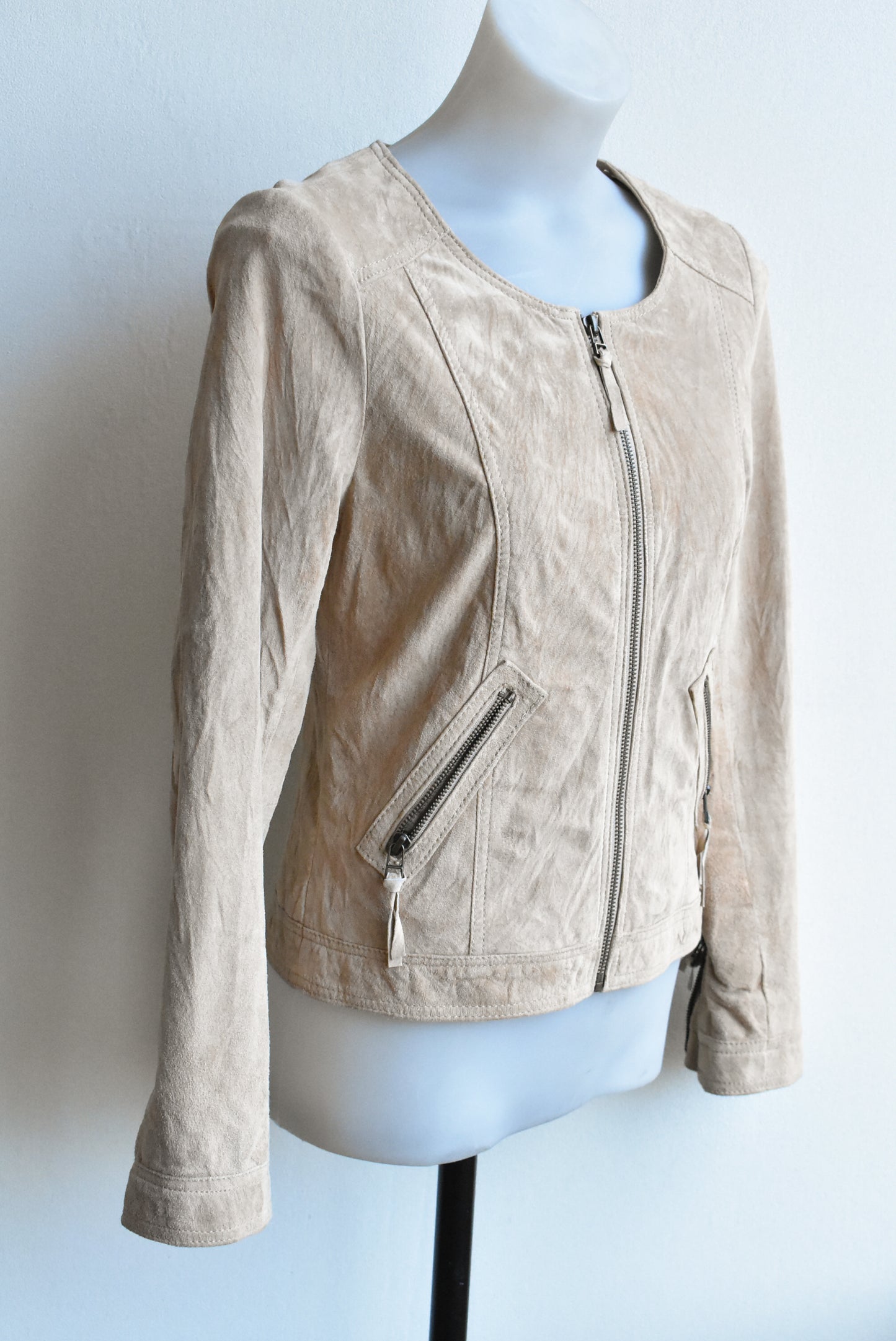 Just Jeans genuine suede jacket, size 8