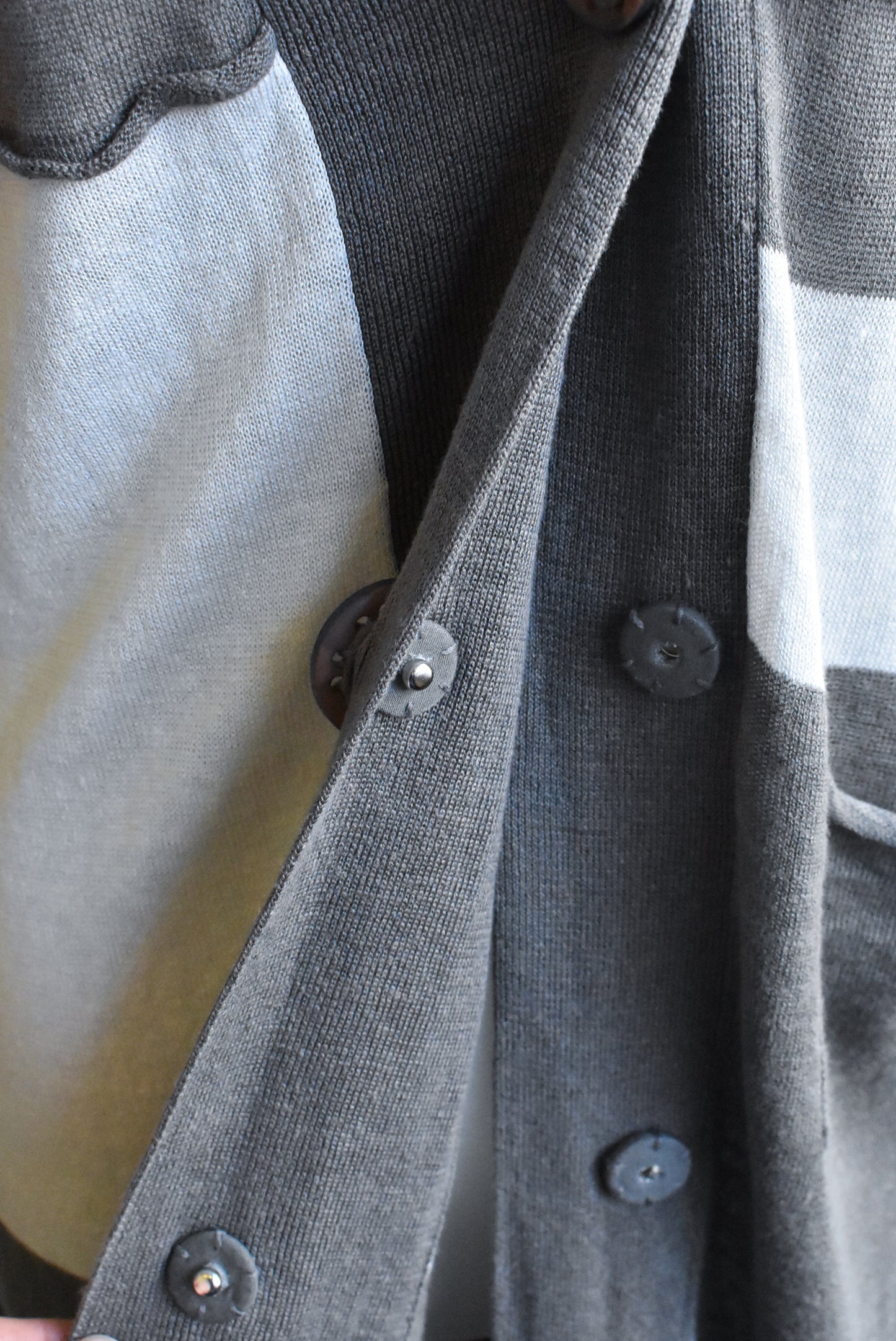 Verge patchwork cardigan, size M