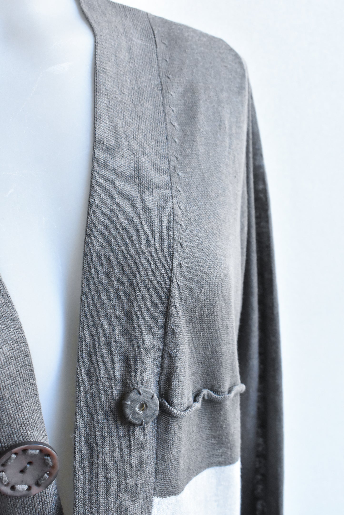 Verge patchwork cardigan, size M