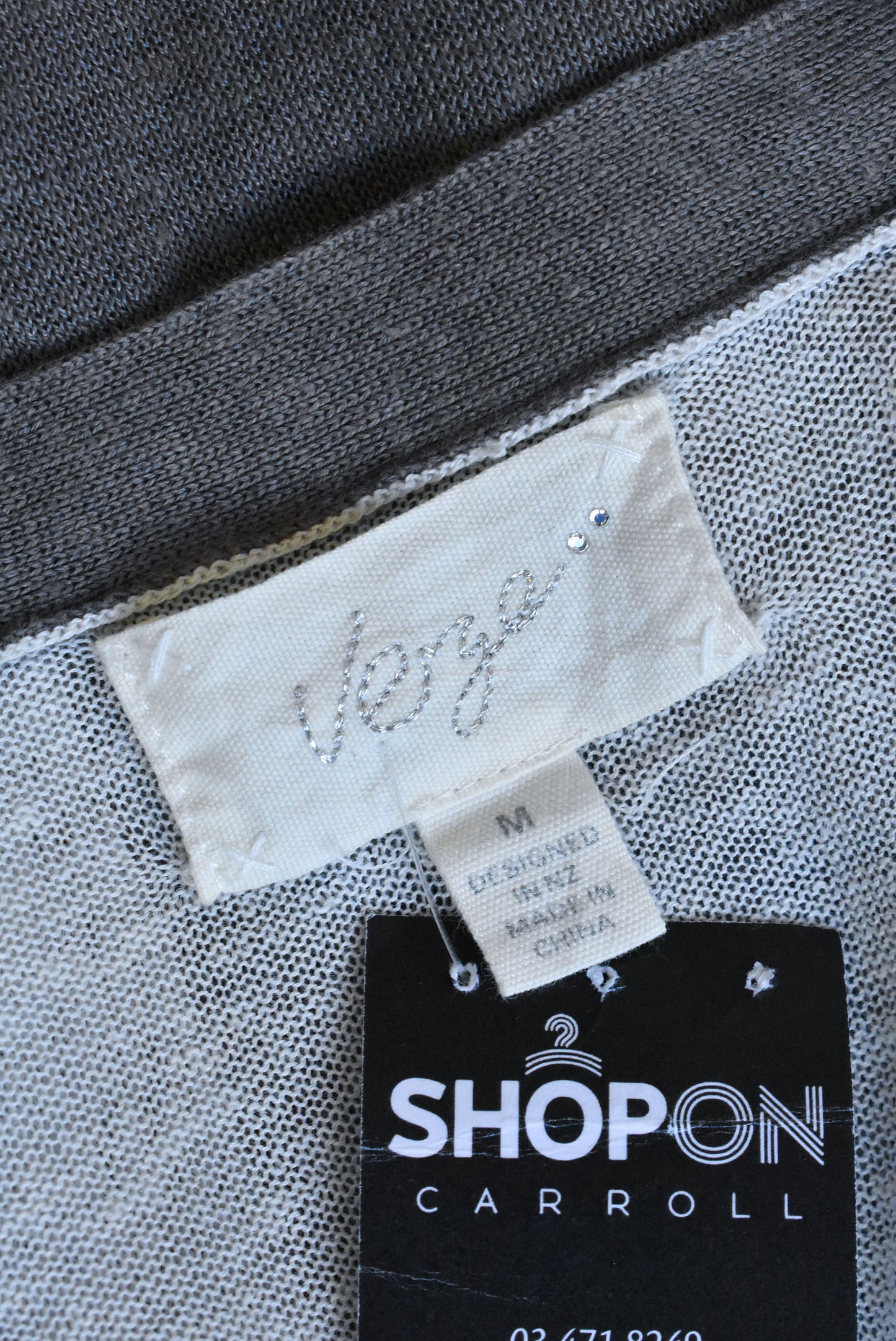 Verge patchwork cardigan, size M