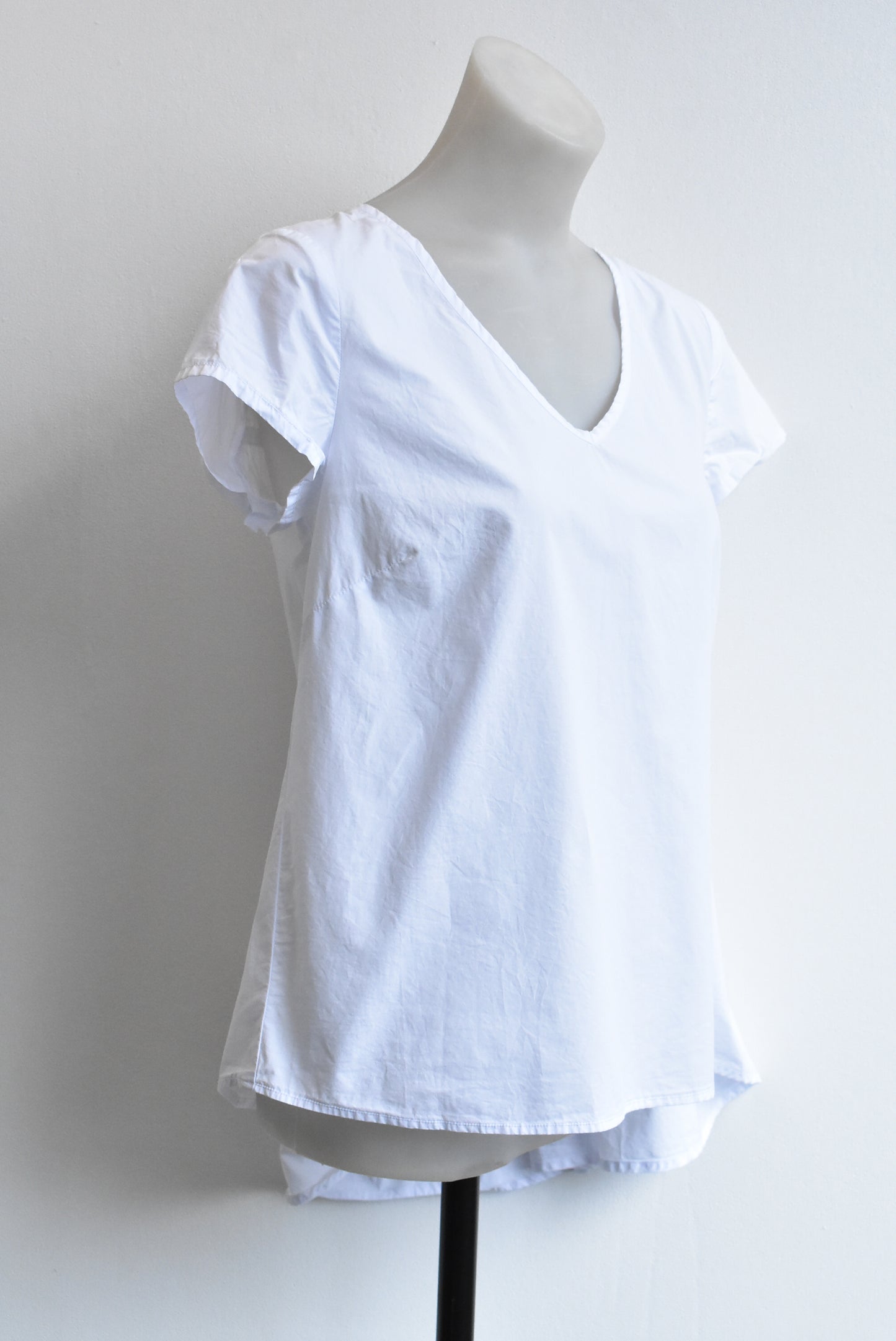 Ricochet white peasant blouse, size 6