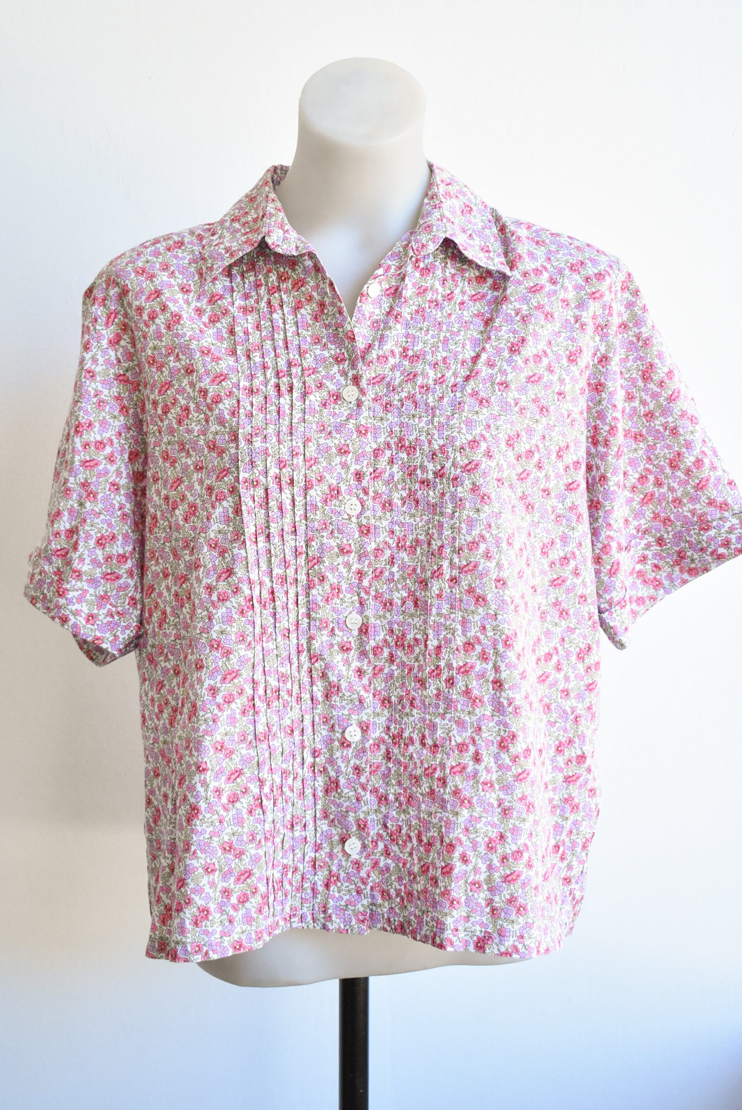 Floral printed shirt, S/M
