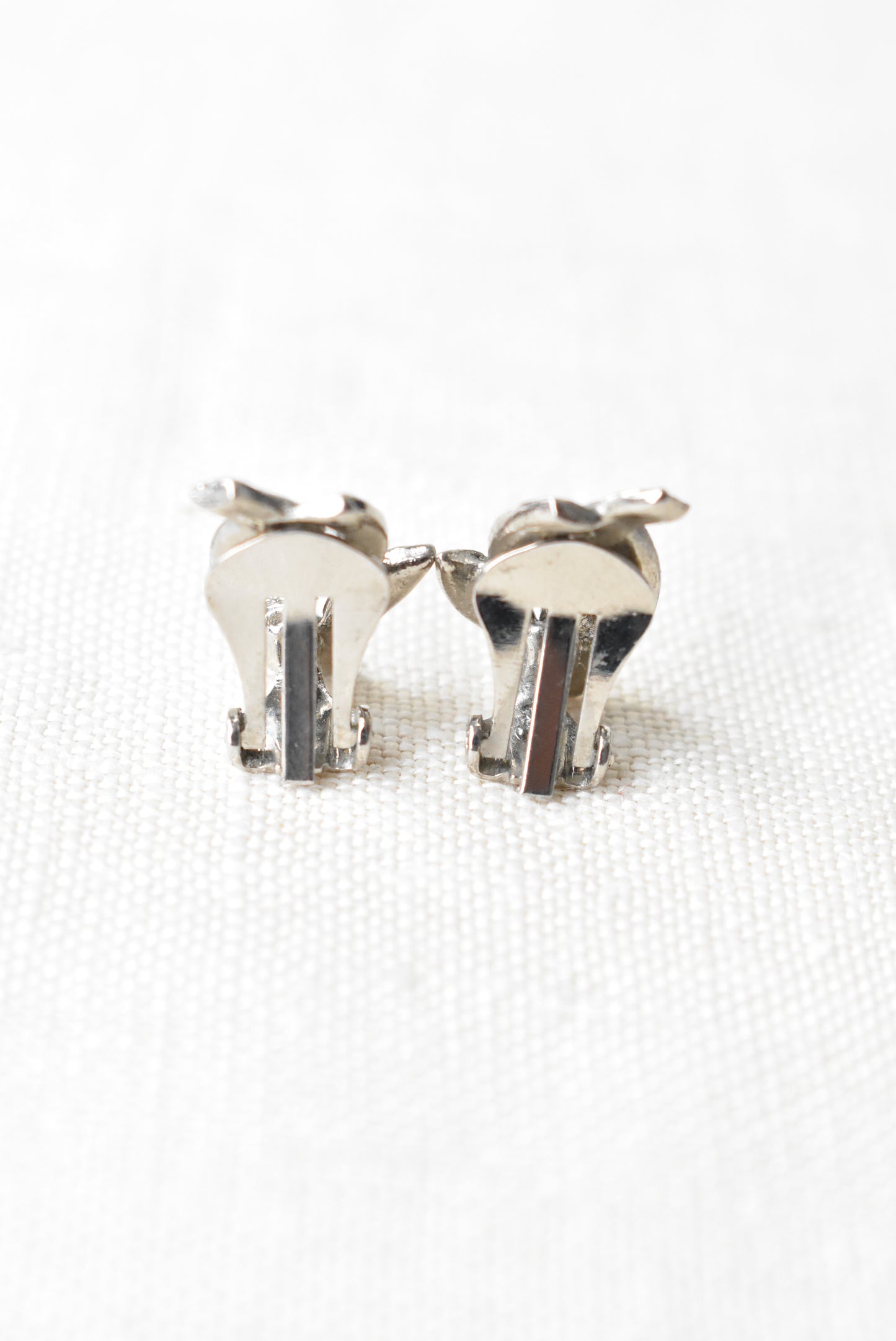 Vintage earrings marcasite clip-on
