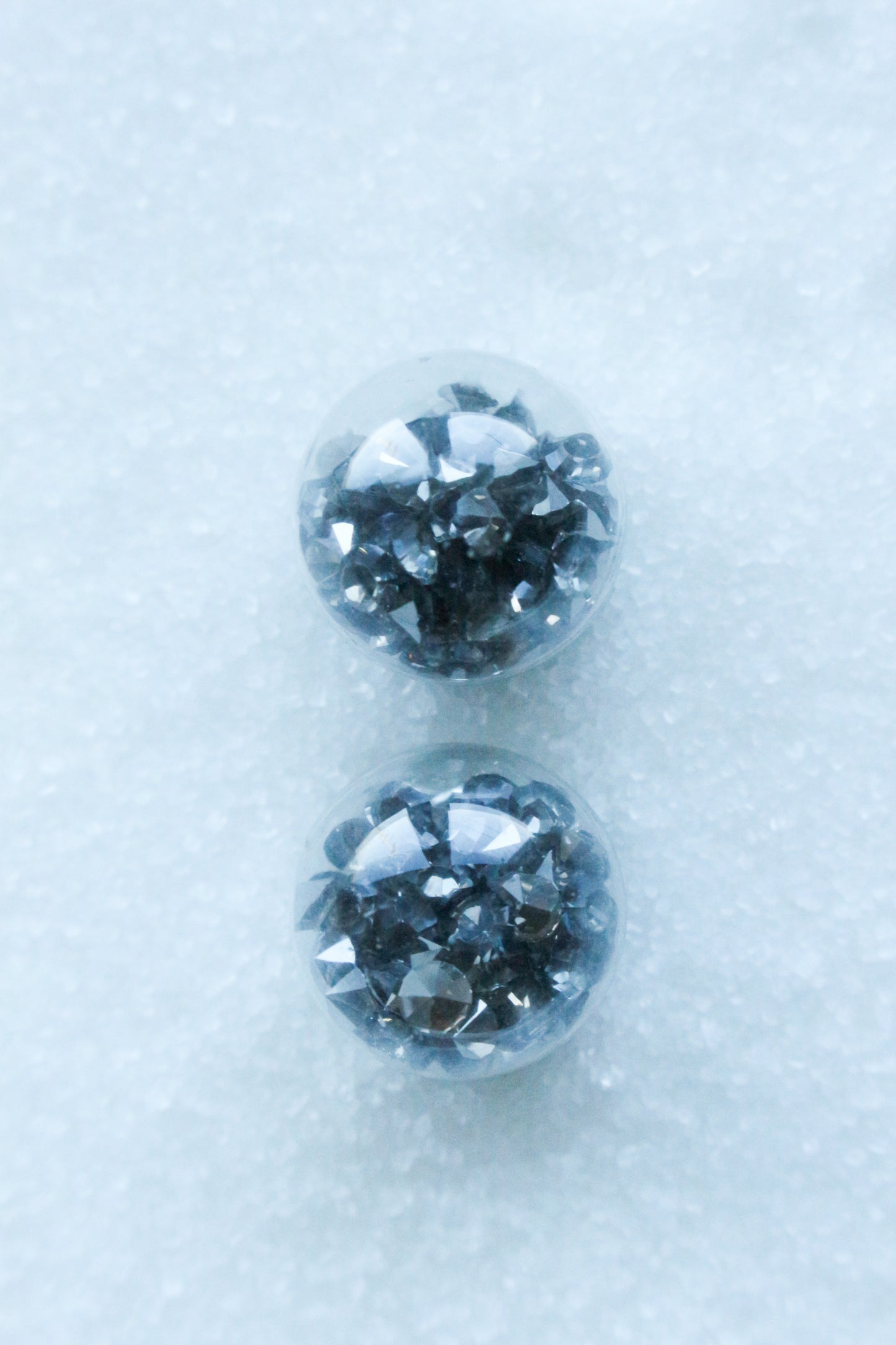 Fun 'snow globe' earrings