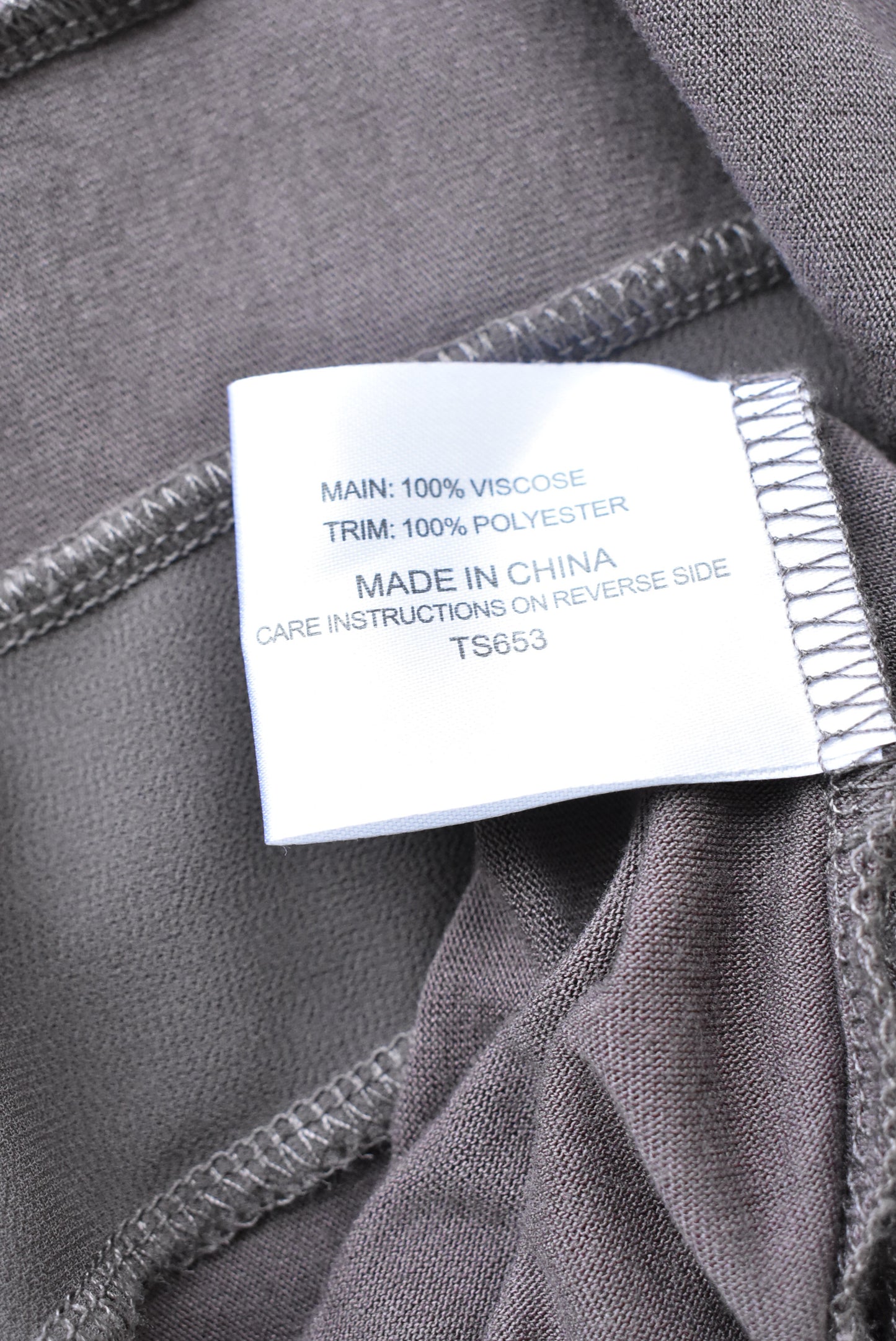 Laura Ashley sheer panel grey top, size S