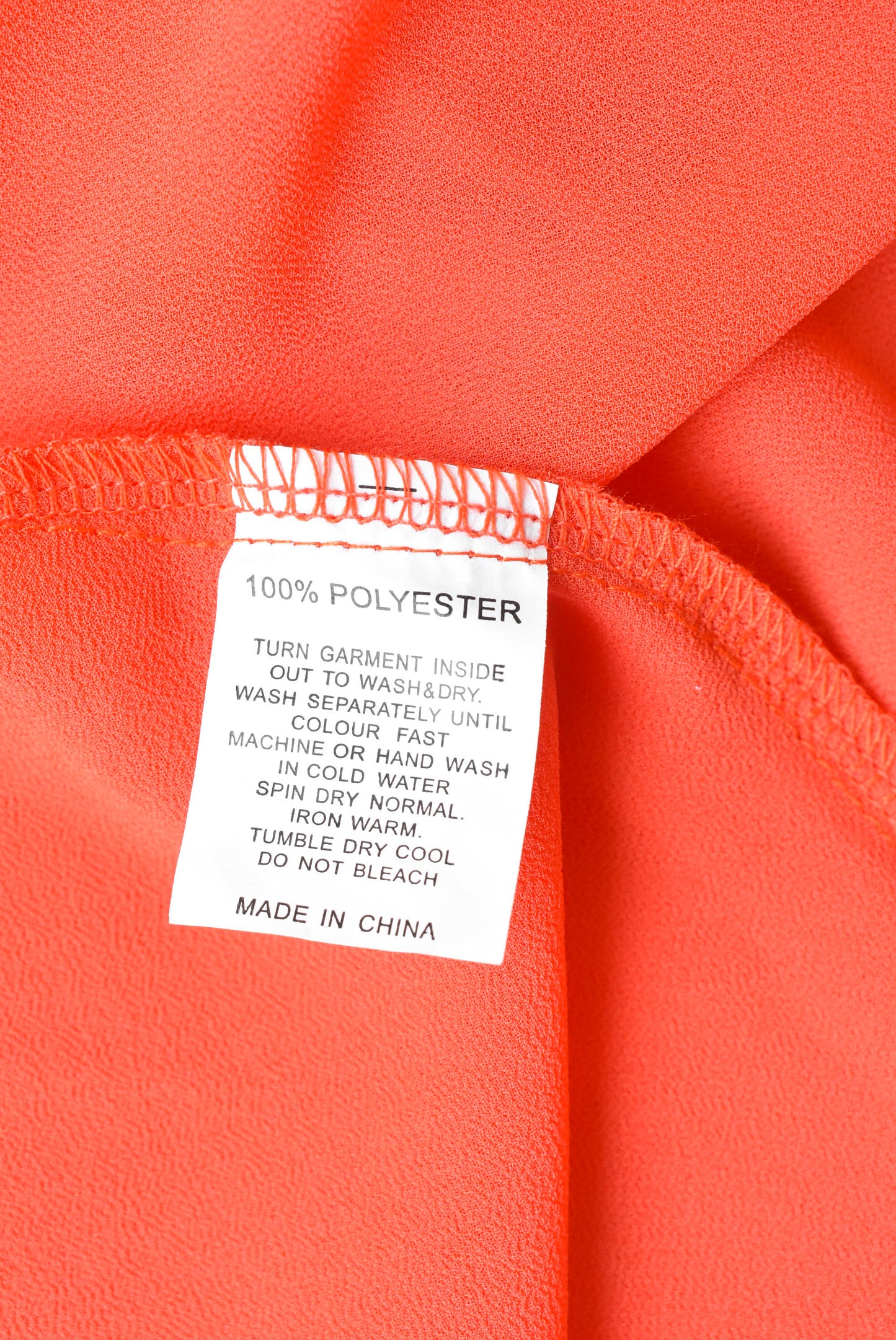 Merric red sheer hi-lo top, size S