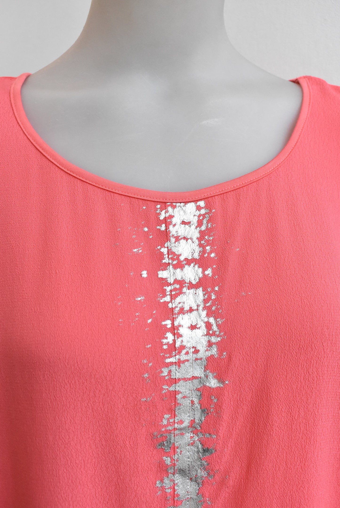 Jigsaw coral pink top, size 12