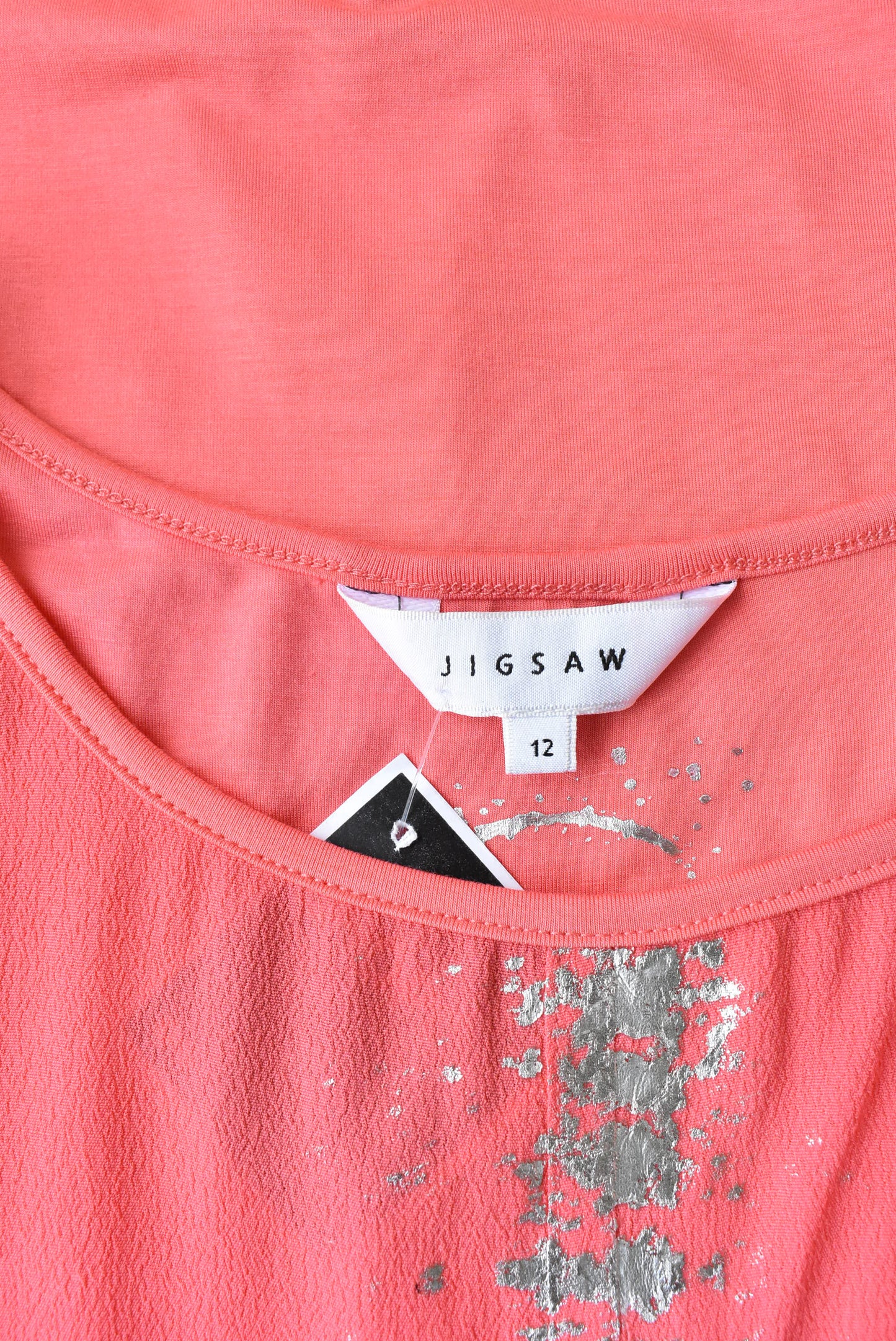 Jigsaw coral pink top, size 12