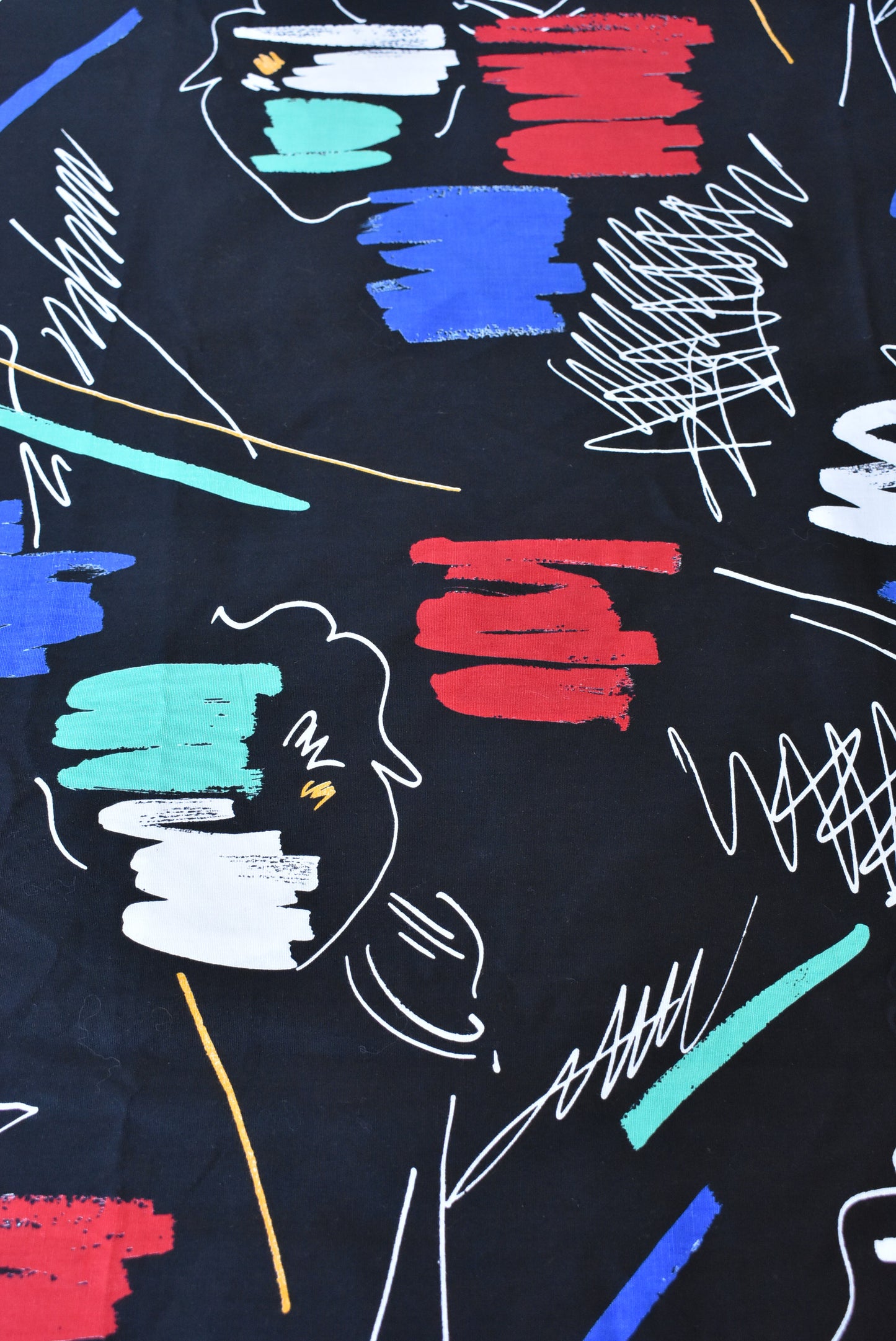 Retro 1970's/80's Schwartz Liebman fabric, Texas USA, 100% cotton