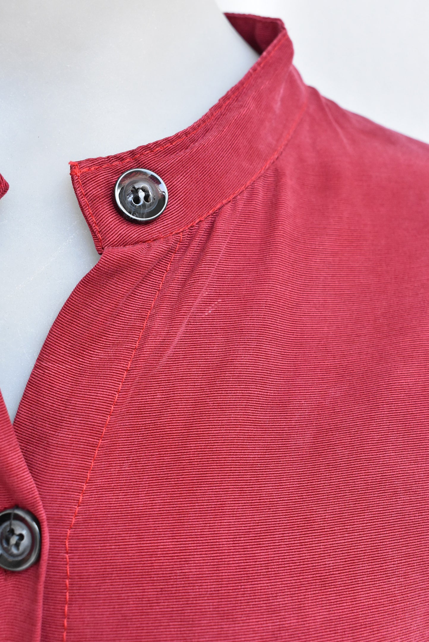 MJS red belted robe/dress, size L