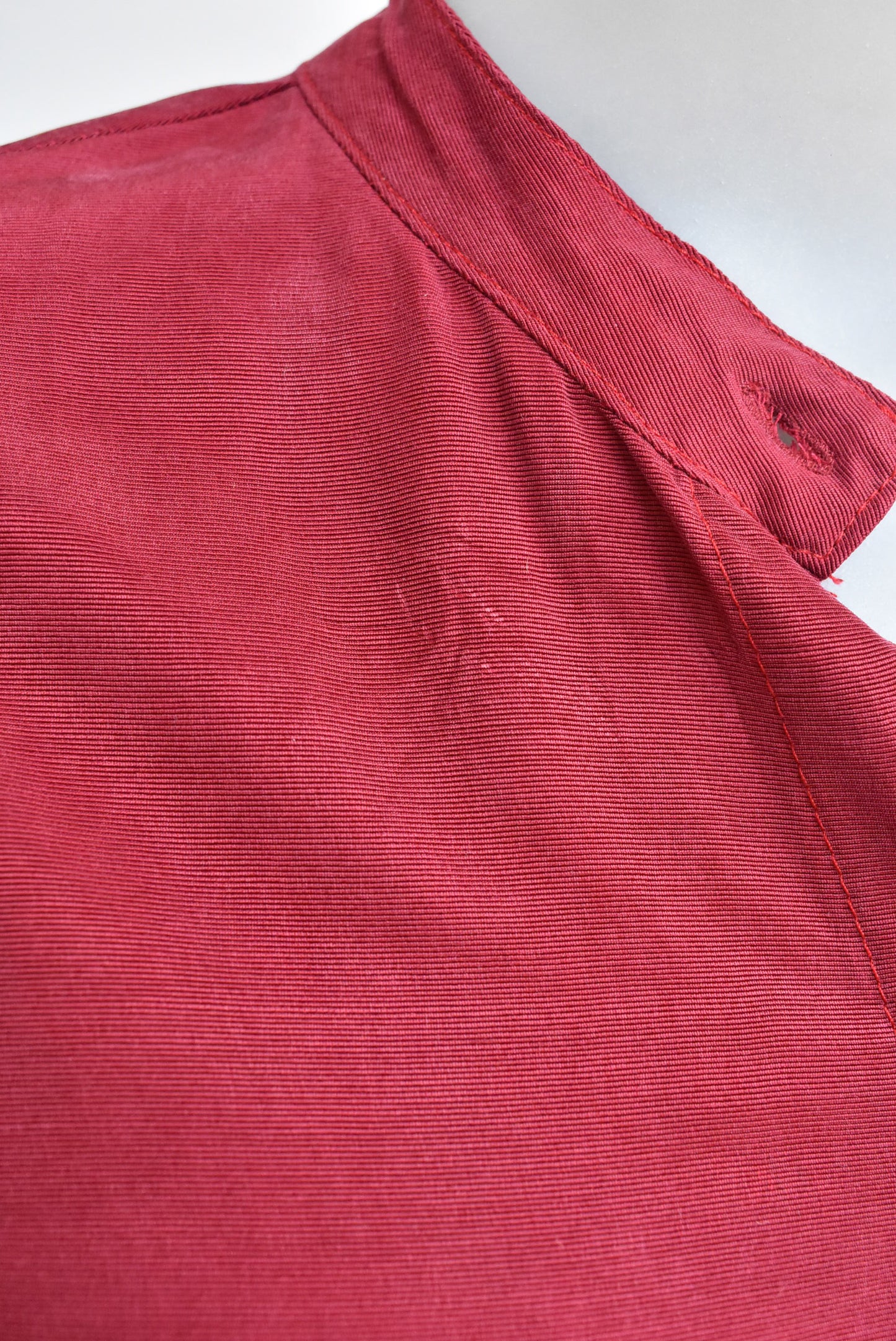 MJS red belted robe/dress, size L