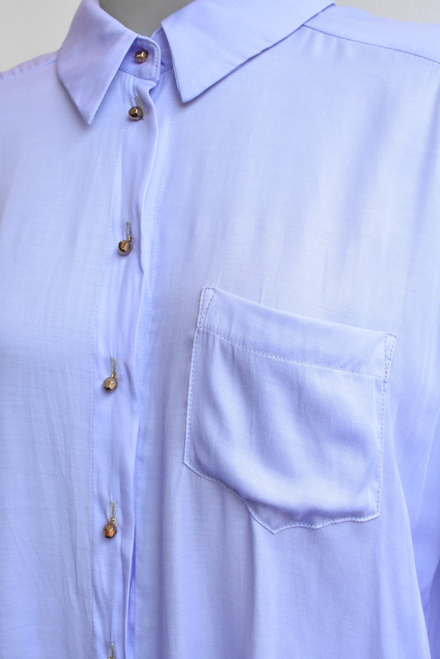 Liam lilac cut-out shirt, size M