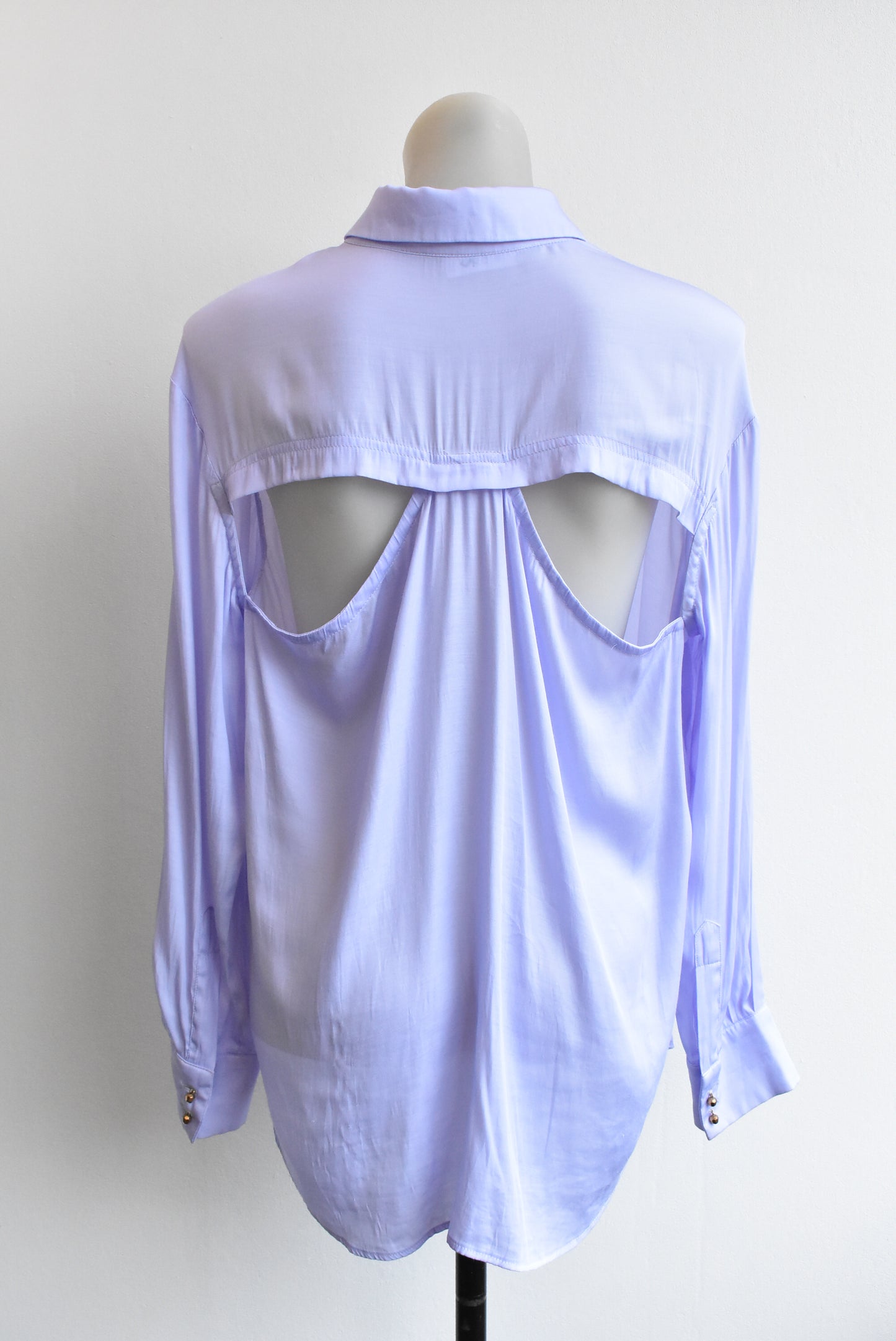 Liam lilac cut-out shirt, size M