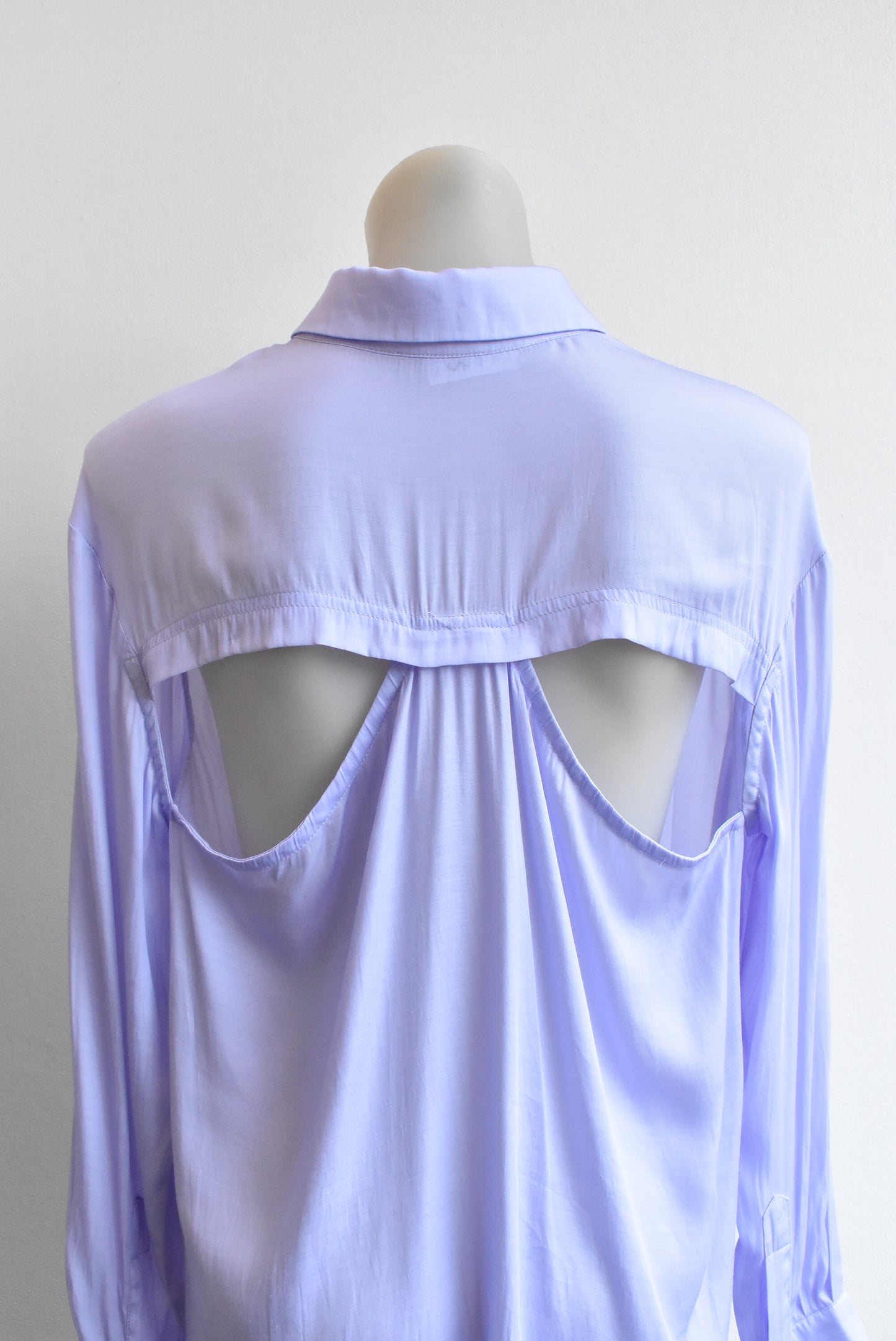 Liam lilac cut-out shirt, size M