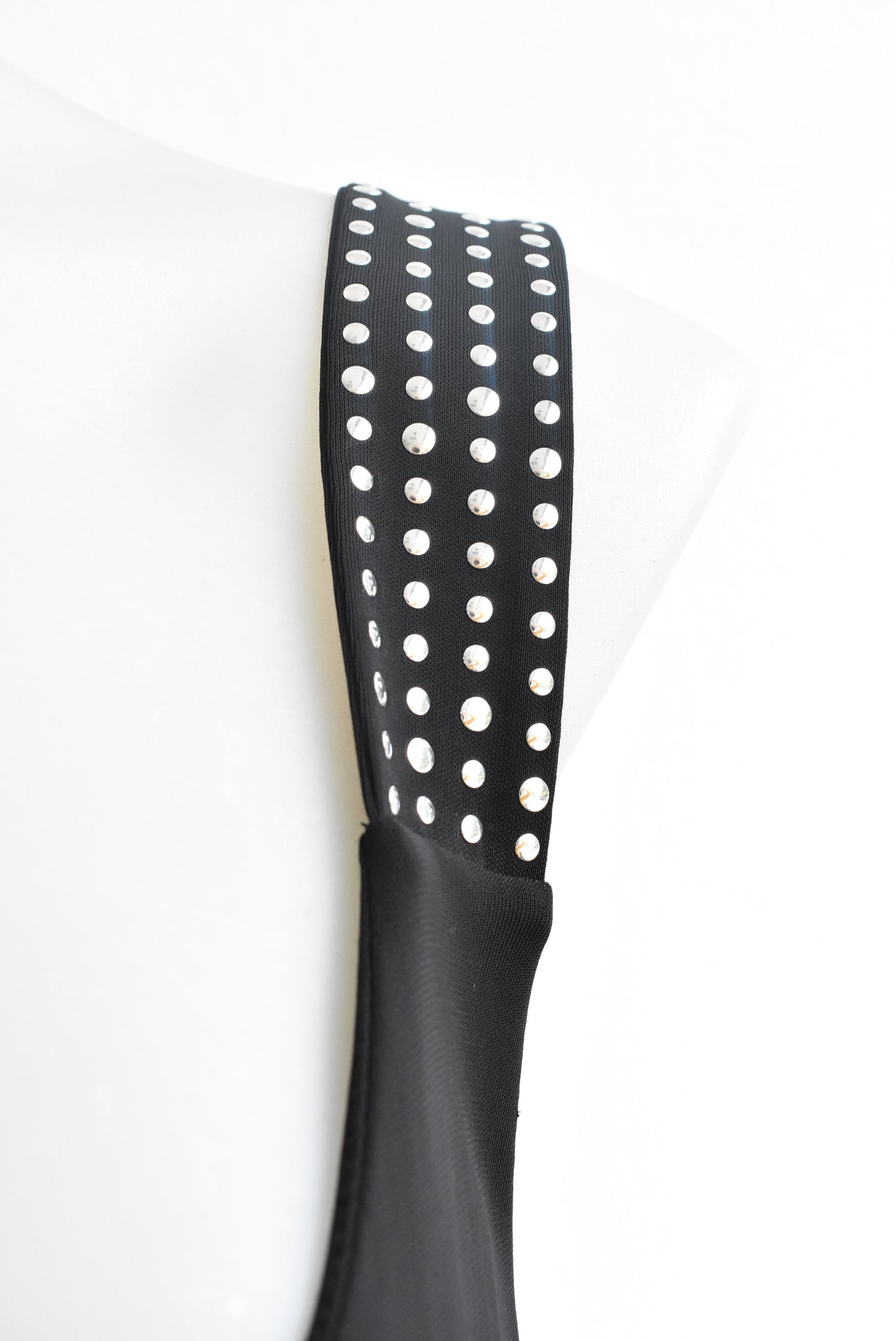 Ashley Fogel black studded strap top, size 16