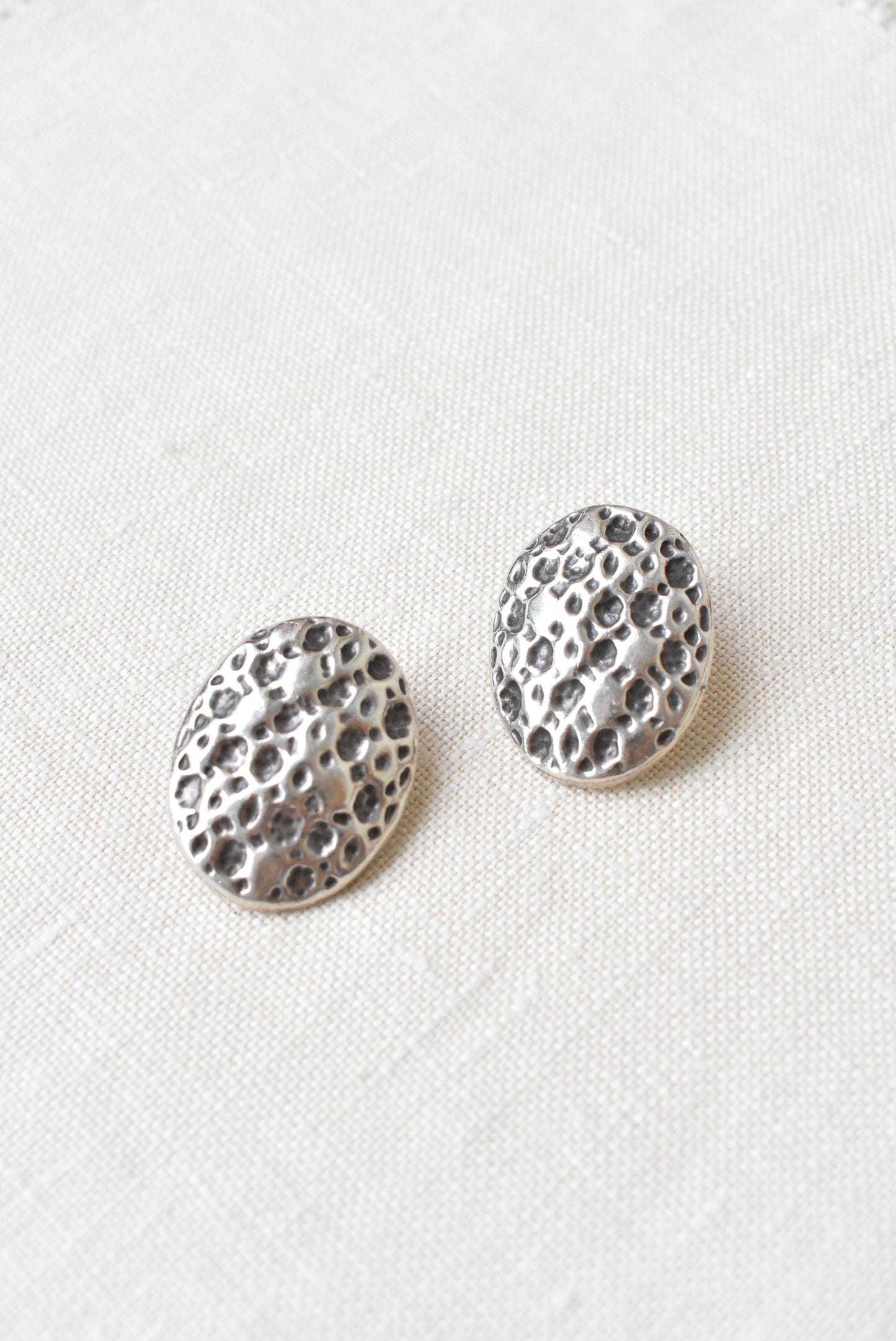 Retro Mexican 925 silver clip-on earrings