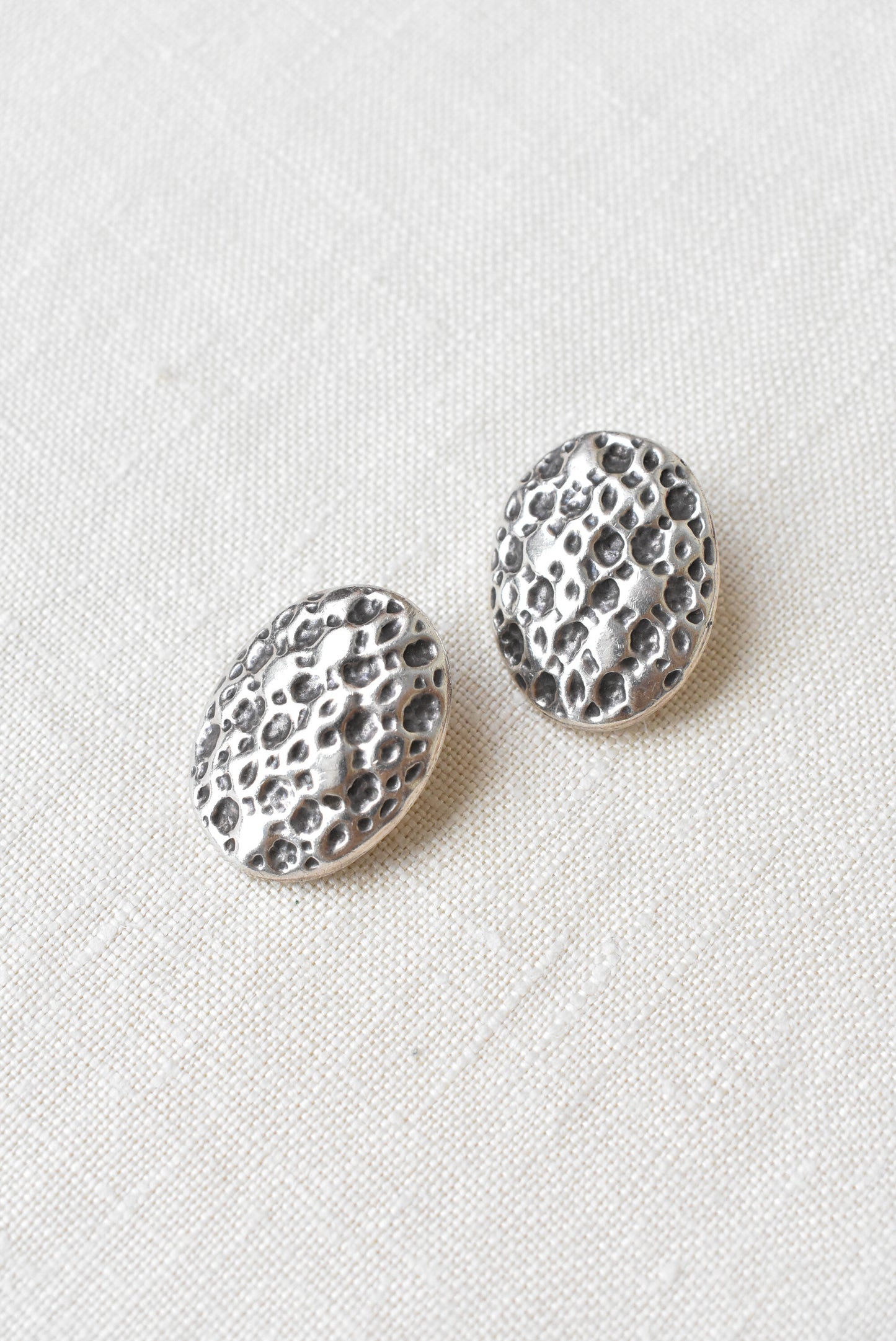 Retro Mexican 925 silver clip-on earrings