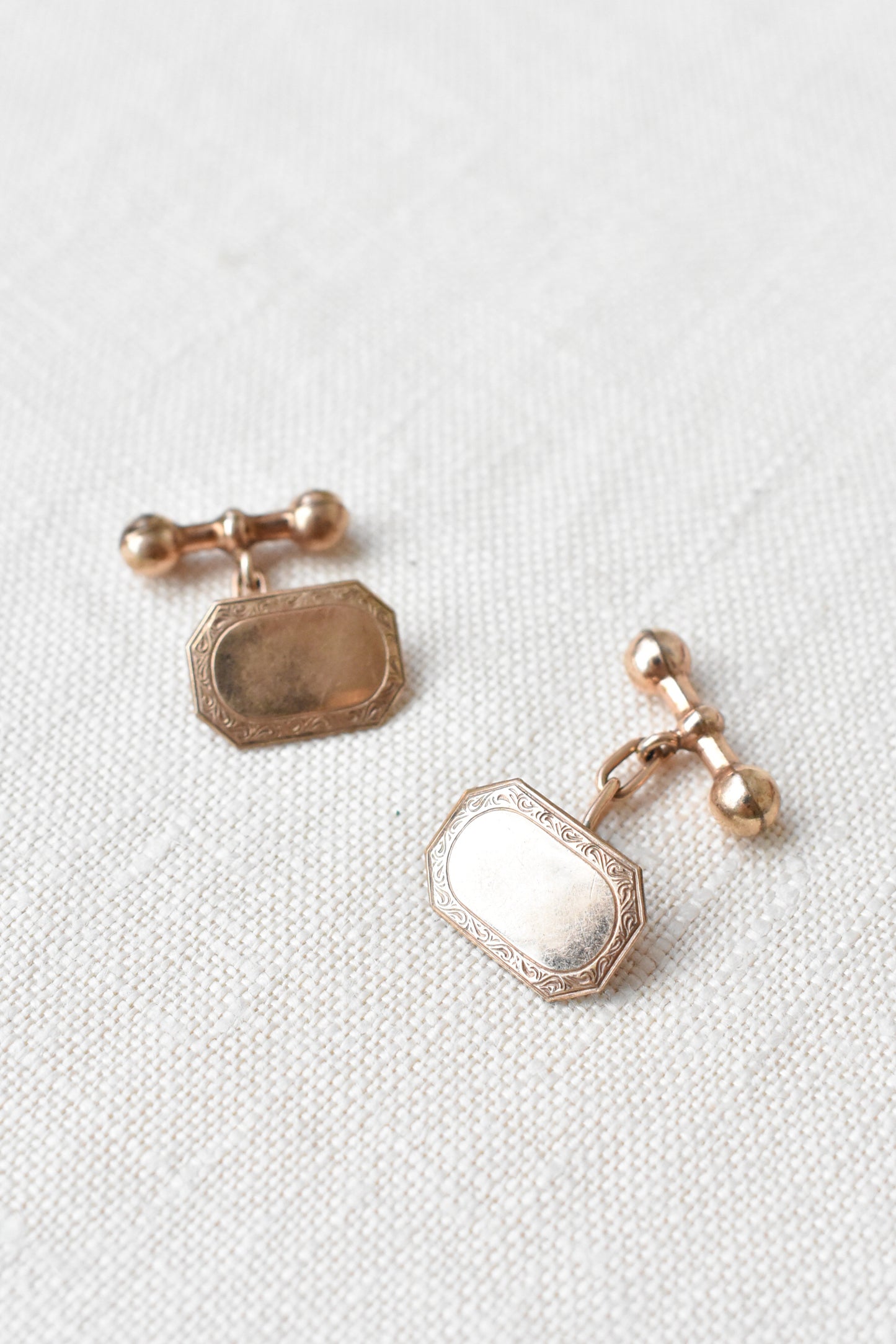 Vintage 10 Carat gold cufflinks