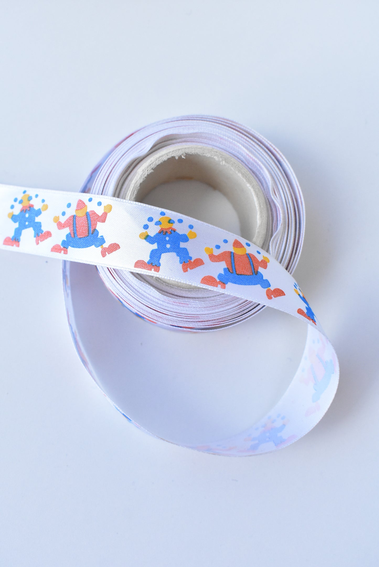 Satin juggling clown ribbon