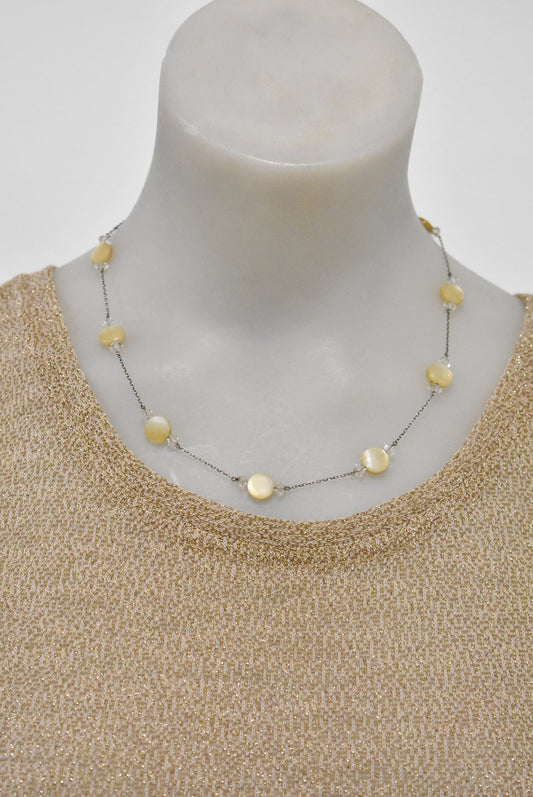 Vintage mother of pearl necklace