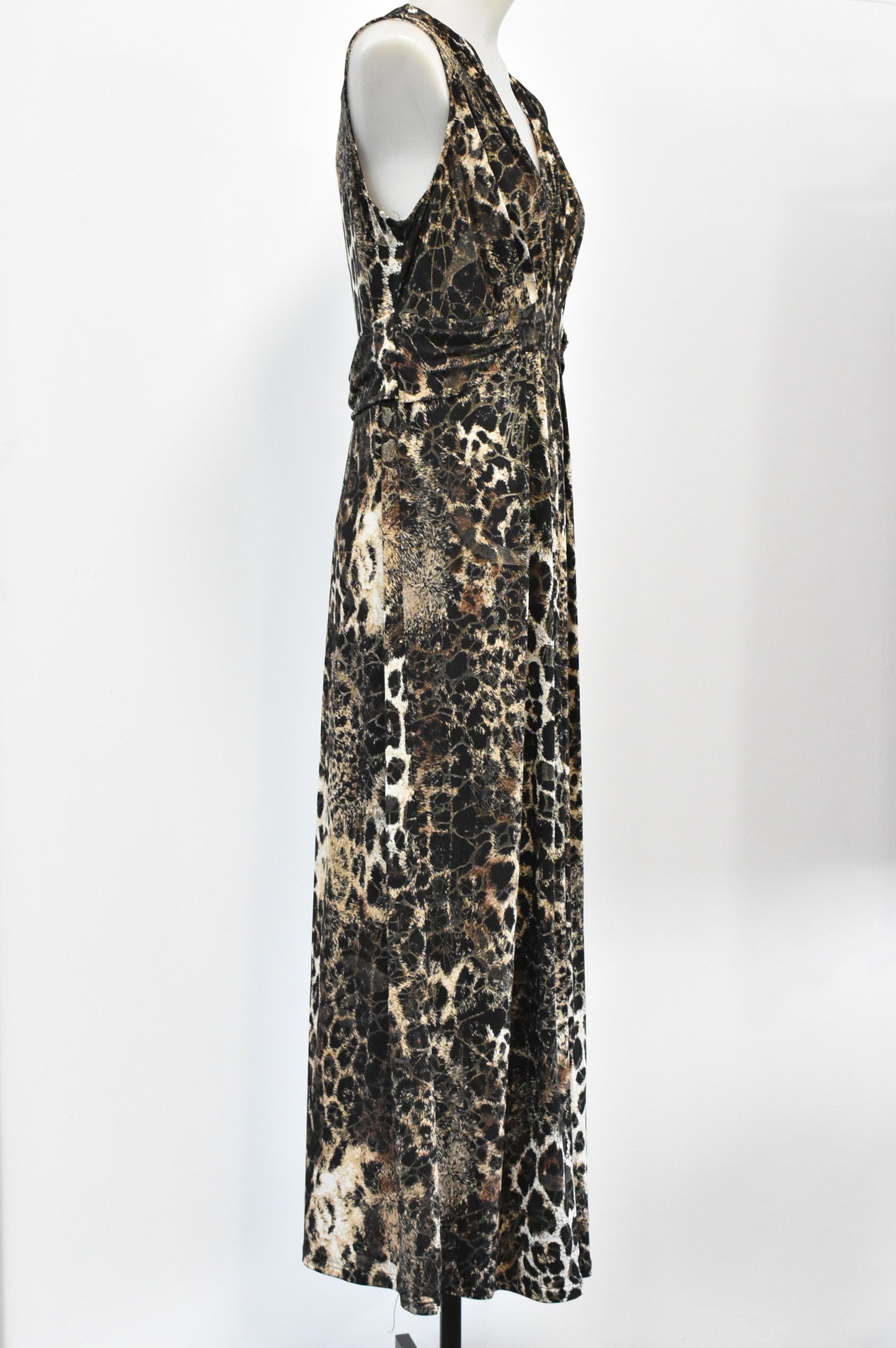 Ezibuy animal print maxi dress, L