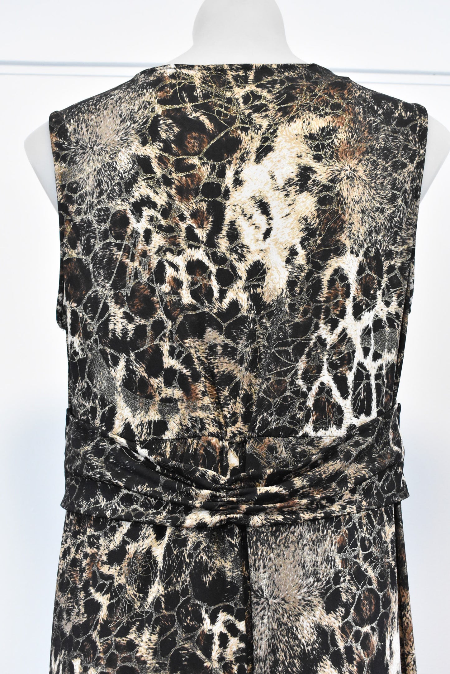 Ezibuy animal print maxi dress, L