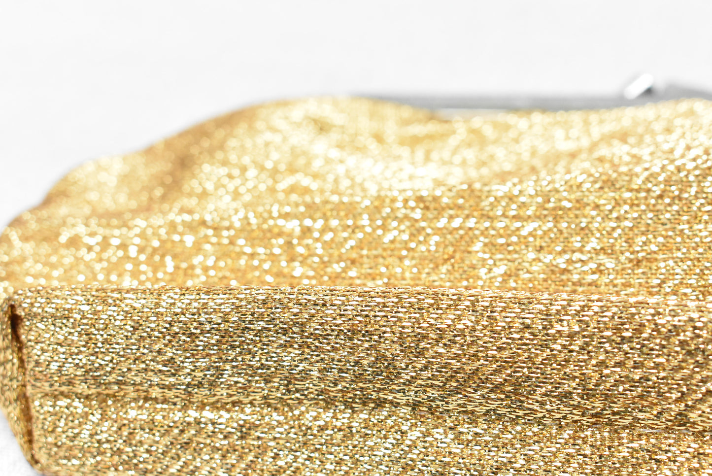 Vintage sparkly gold lurex purse