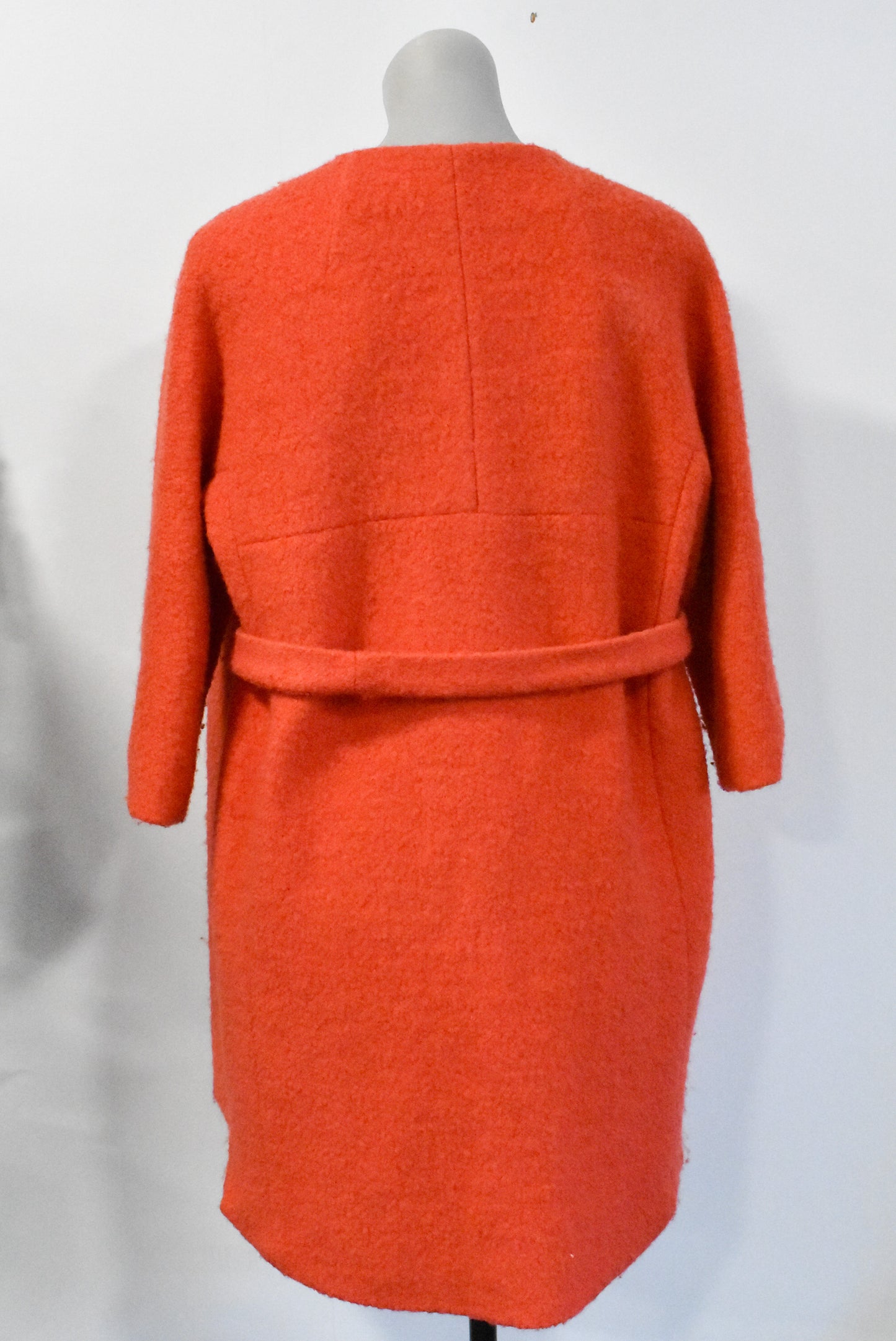 I.D.S orange bouclé coat, 6