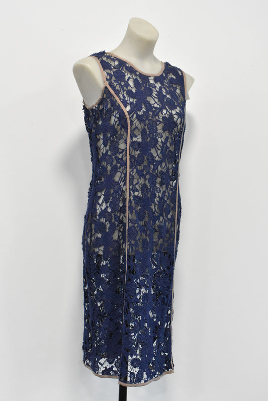 Charmaine Reveley navy lace dress, 10 (NWT)