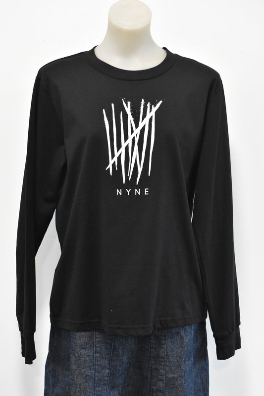 ASColour black NYNE tee, XL