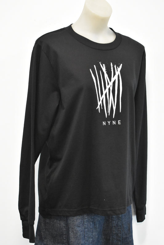ASColour black NYNE tee, XL
