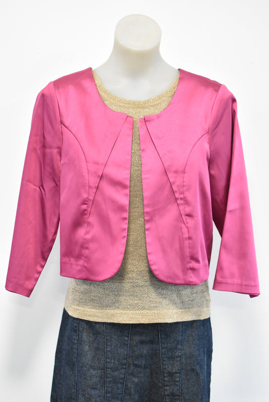 Pink Satin jacket 12