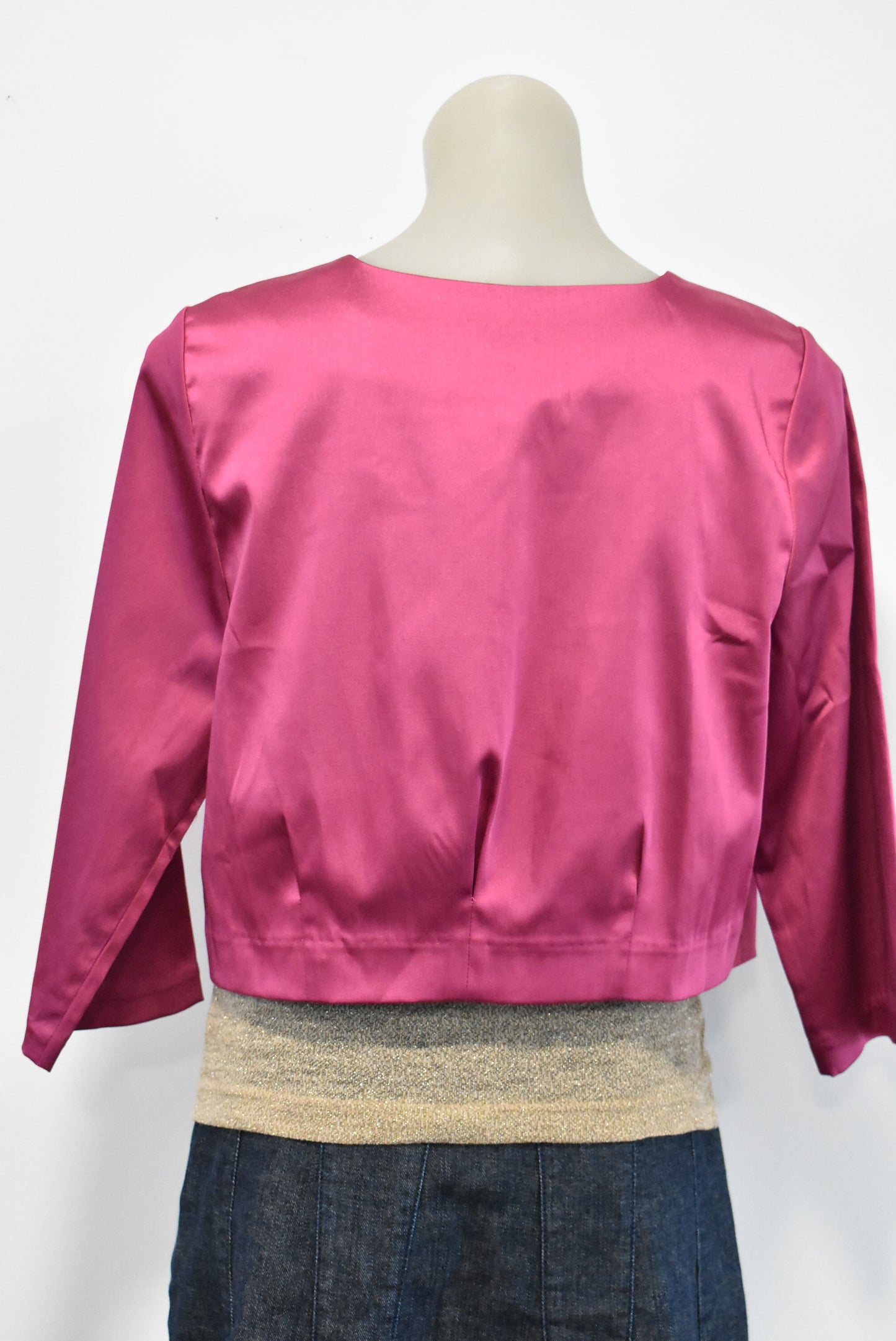 Pink Satin jacket 12